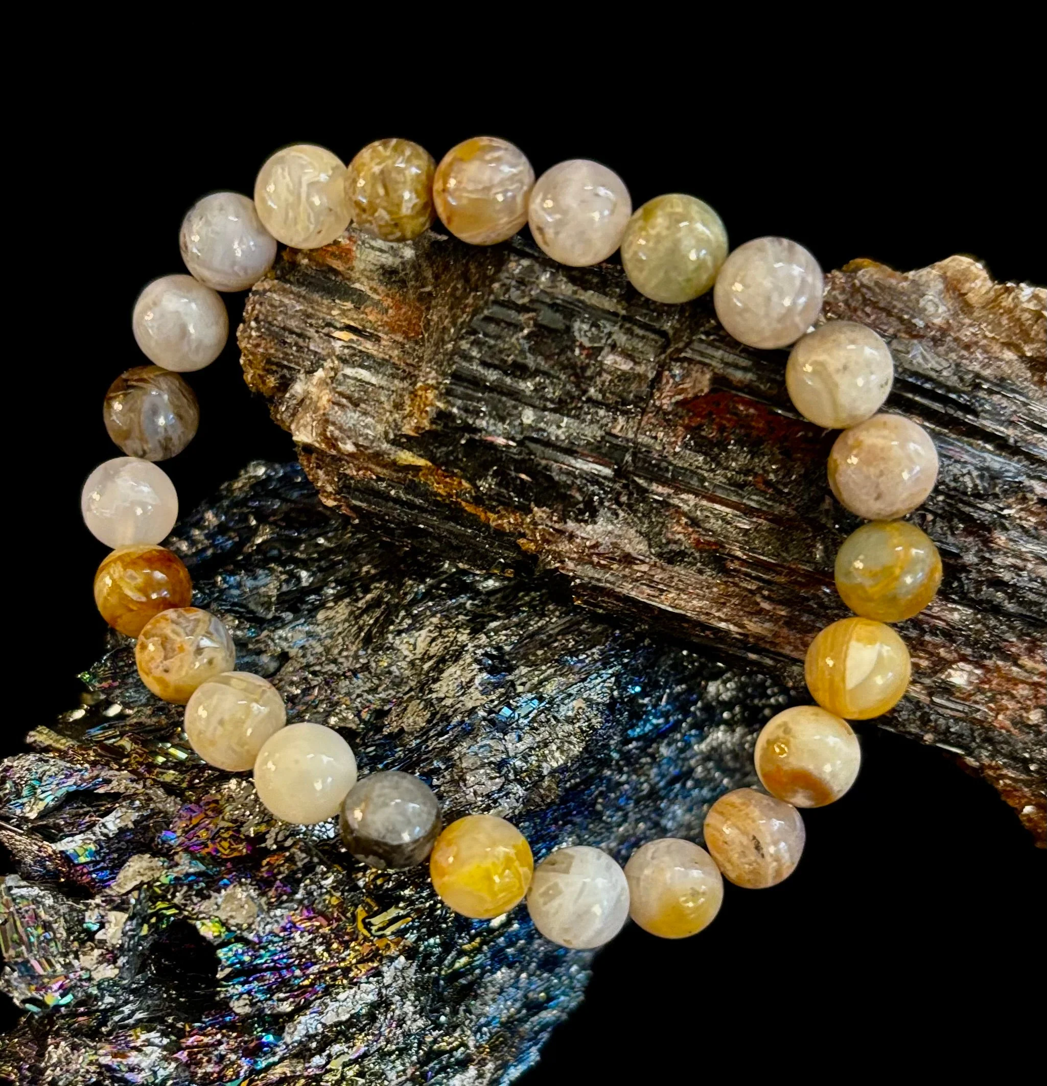 Bamboo Jasper Energy Bead Bracelet β Strength β’ Grounding β’ Stability (8mm, Large Wrists) - Image 13