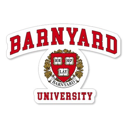 Barnyard University Sticker