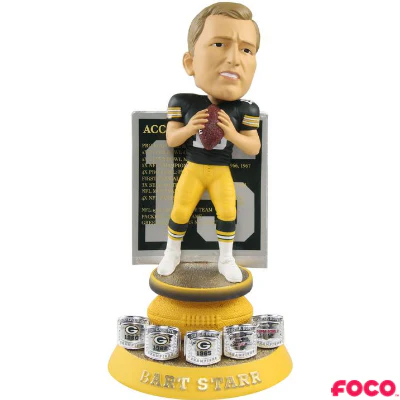 Bart Starr Green Bay Packers Bobbleheads - Image 2
