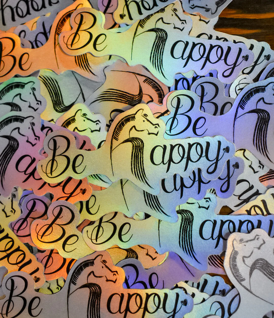 Be Happy Sticker - Image 4