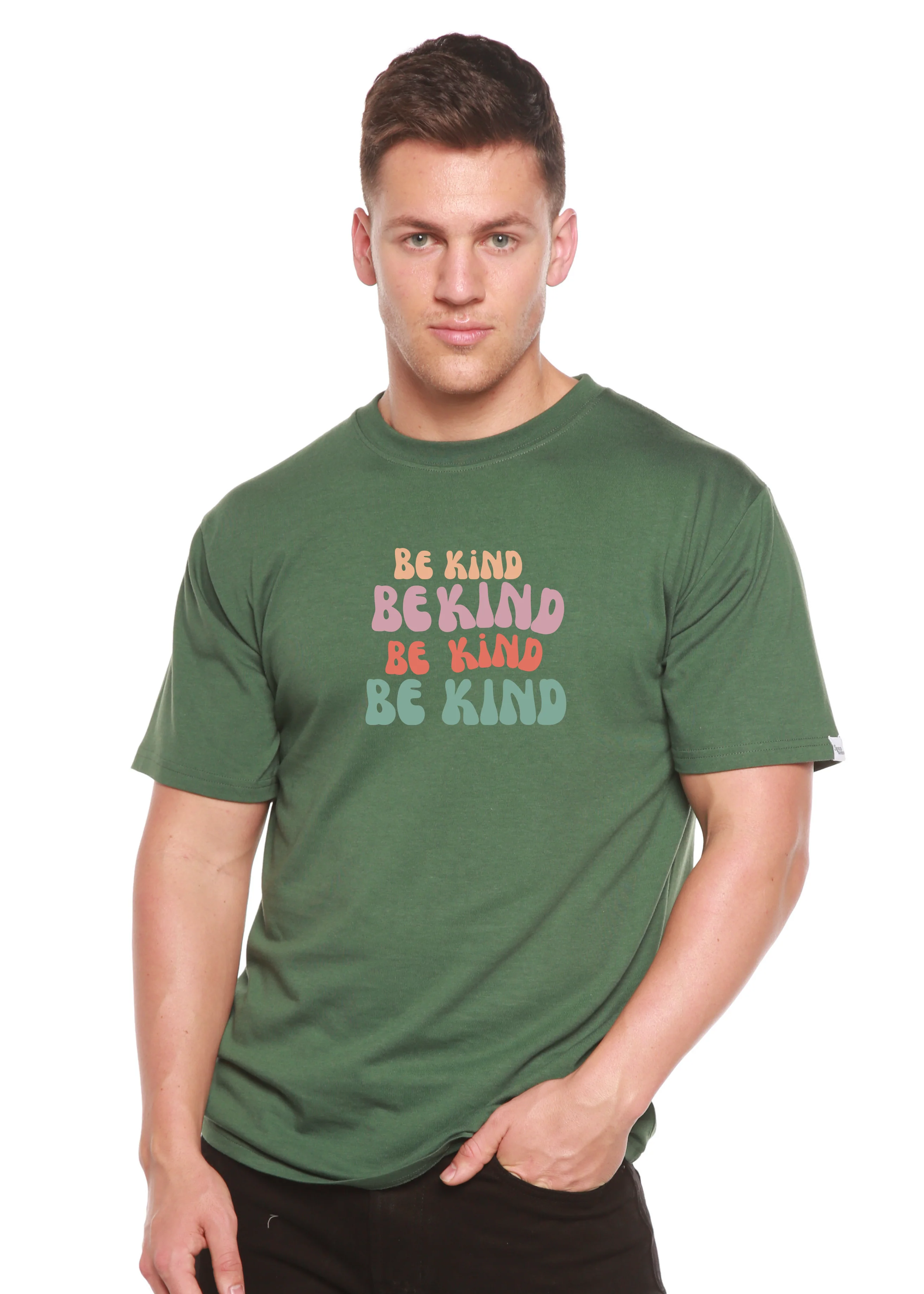Be Kind Men's Bamboo Viscose/Organic Cotton Short Sleeve Graphic T-Shirt - Image 6