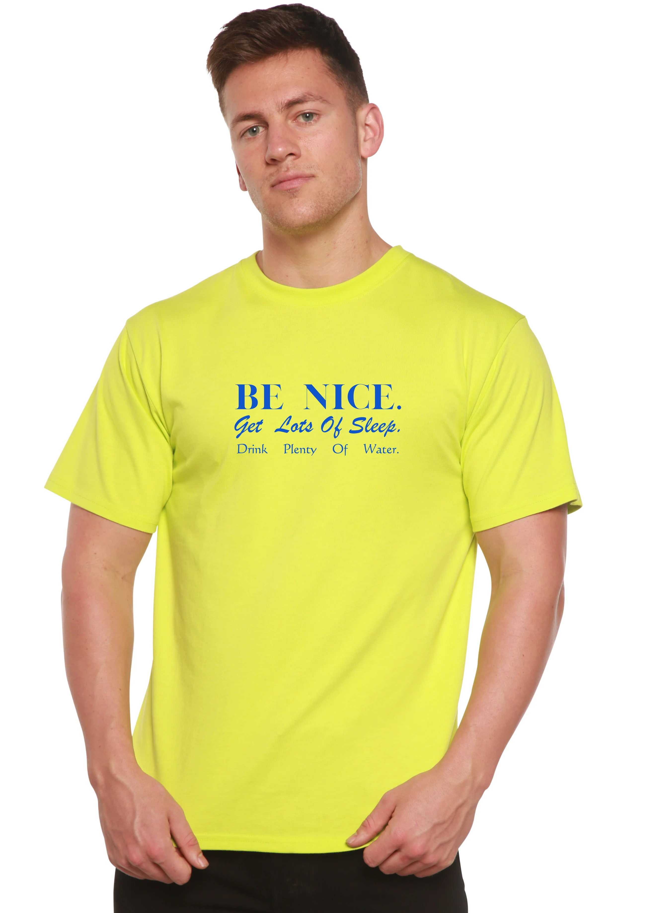 Be Nice Men's Bamboo Viscose/Organic Cotton Short Sleeve Graphic T-Shirt - Image 4