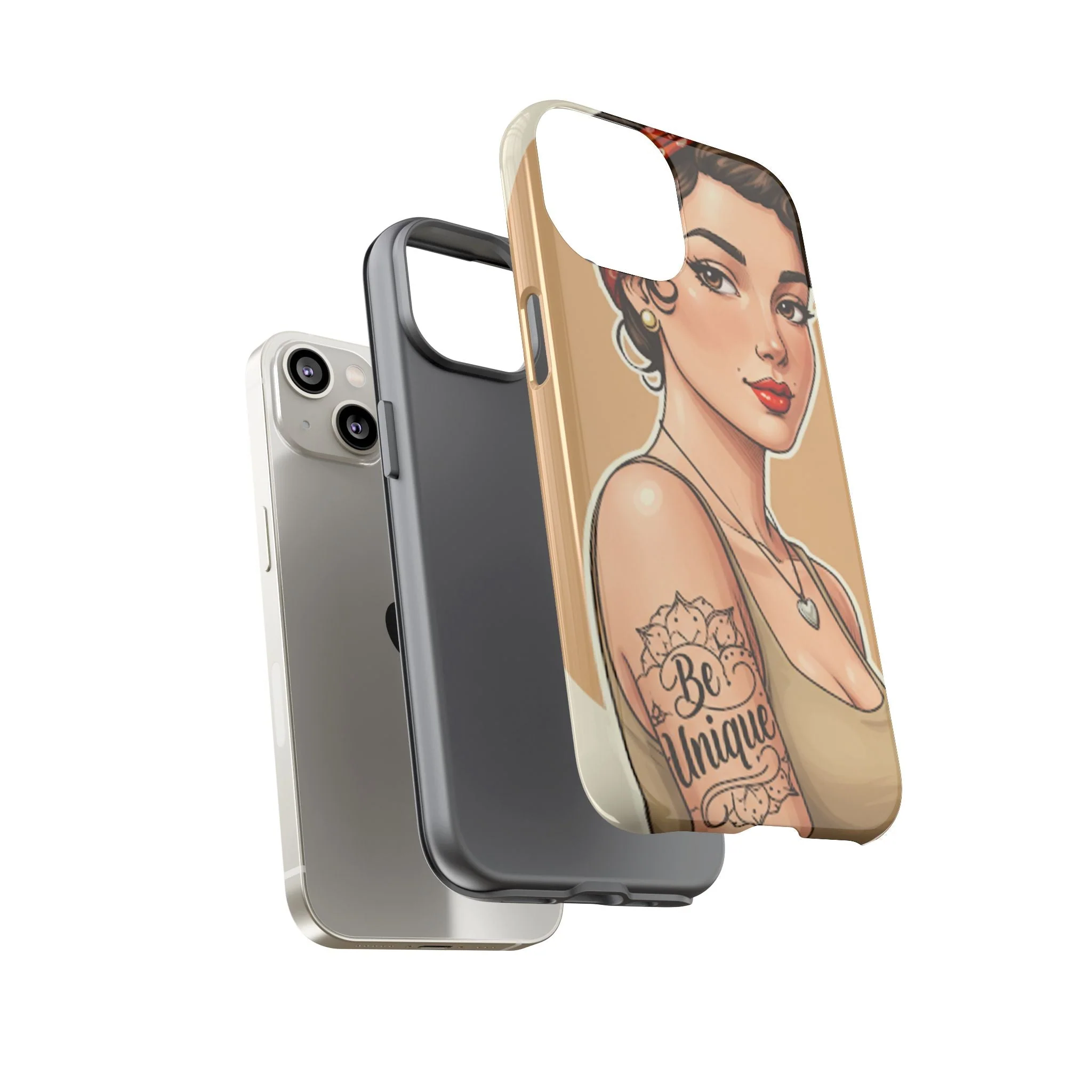 Be Unique Stylish Tough Phone Case - Image 54