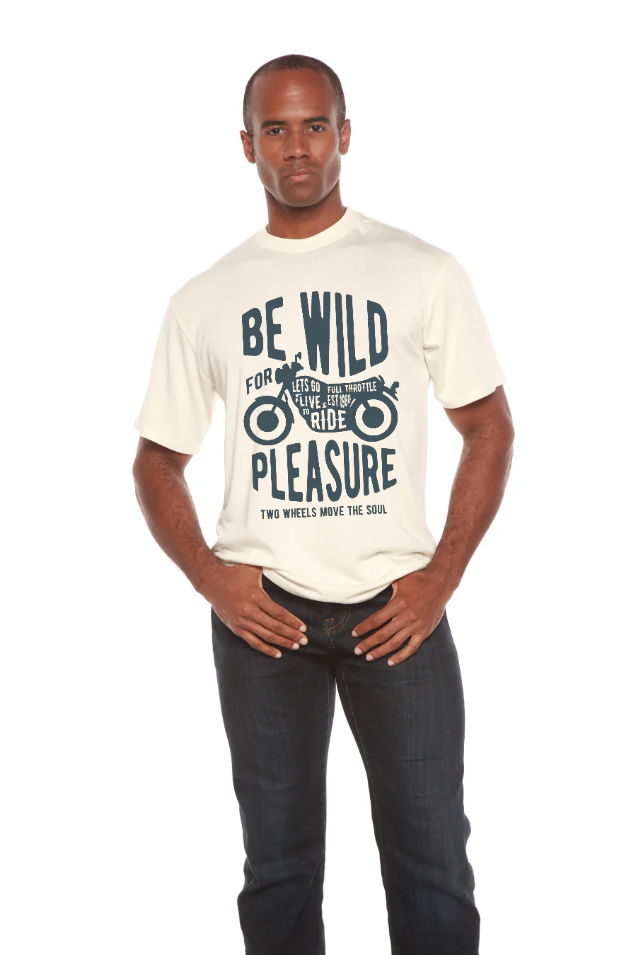 Be Wild Men's Bamboo Viscose/Organic Cotton Short Sleeve Graphic T-Shirt - Image 10