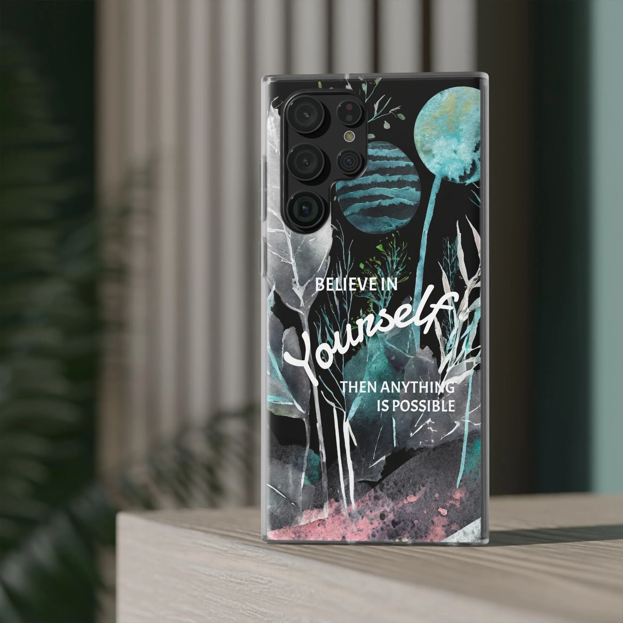 Believe in Yourself Flexi Phone Case - Image 68