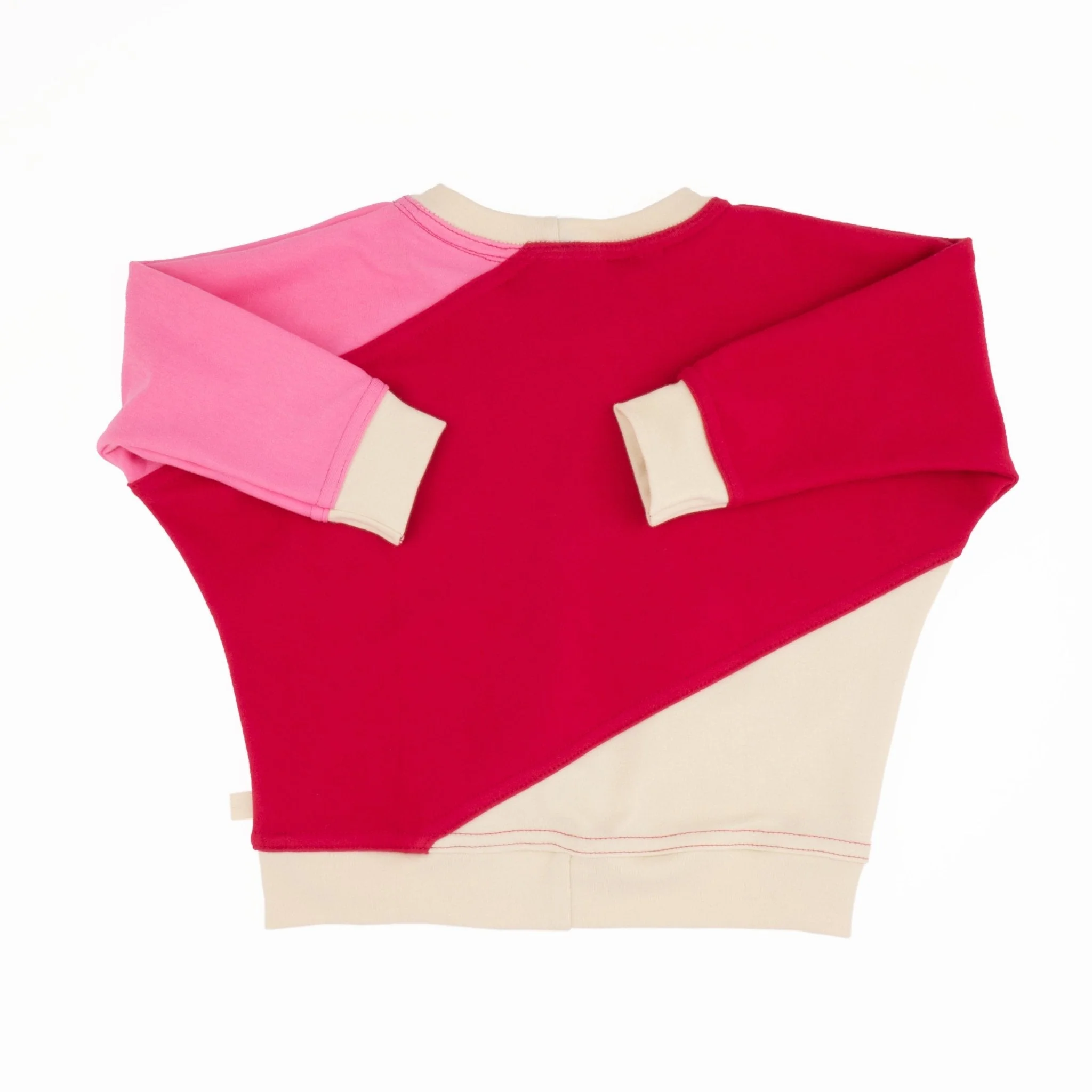 Big Kid Diagonal Colorblock Sweatshirt - Image 2