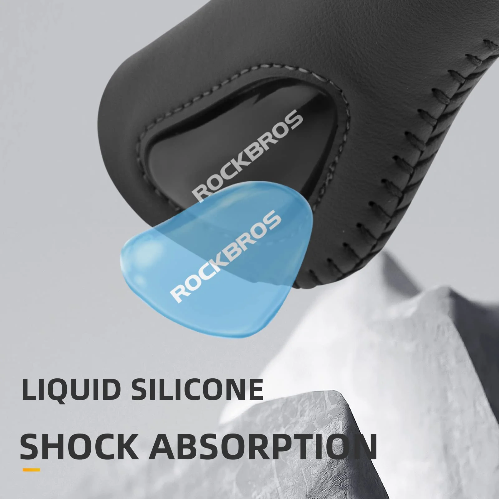 Bike Handle Grips Ergonomics Design Soft Gel Dual Lock - Image 9