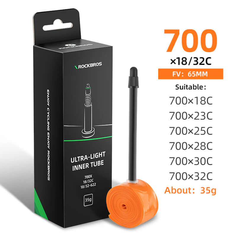 Bike Inner Tube 700x18/32C Super Light 24/35g TPU - Image 3