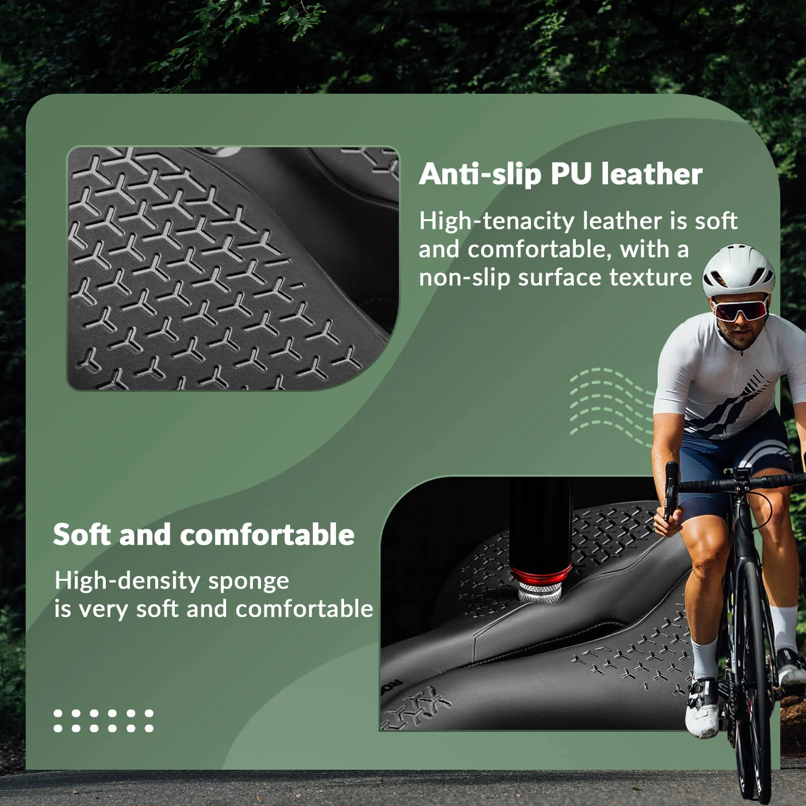 Bike Saddle Comfortable Hollow - Image 5