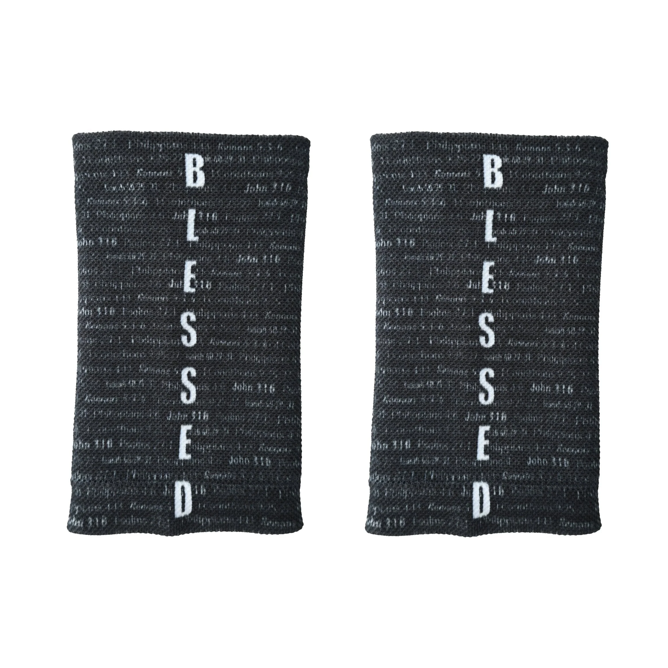 Black BLESSED Wrist Support Sleeves - Image 2