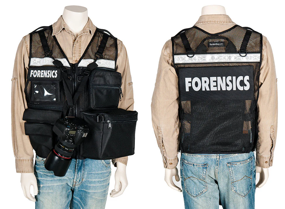 Black Mesh CSI Vest - Image 3