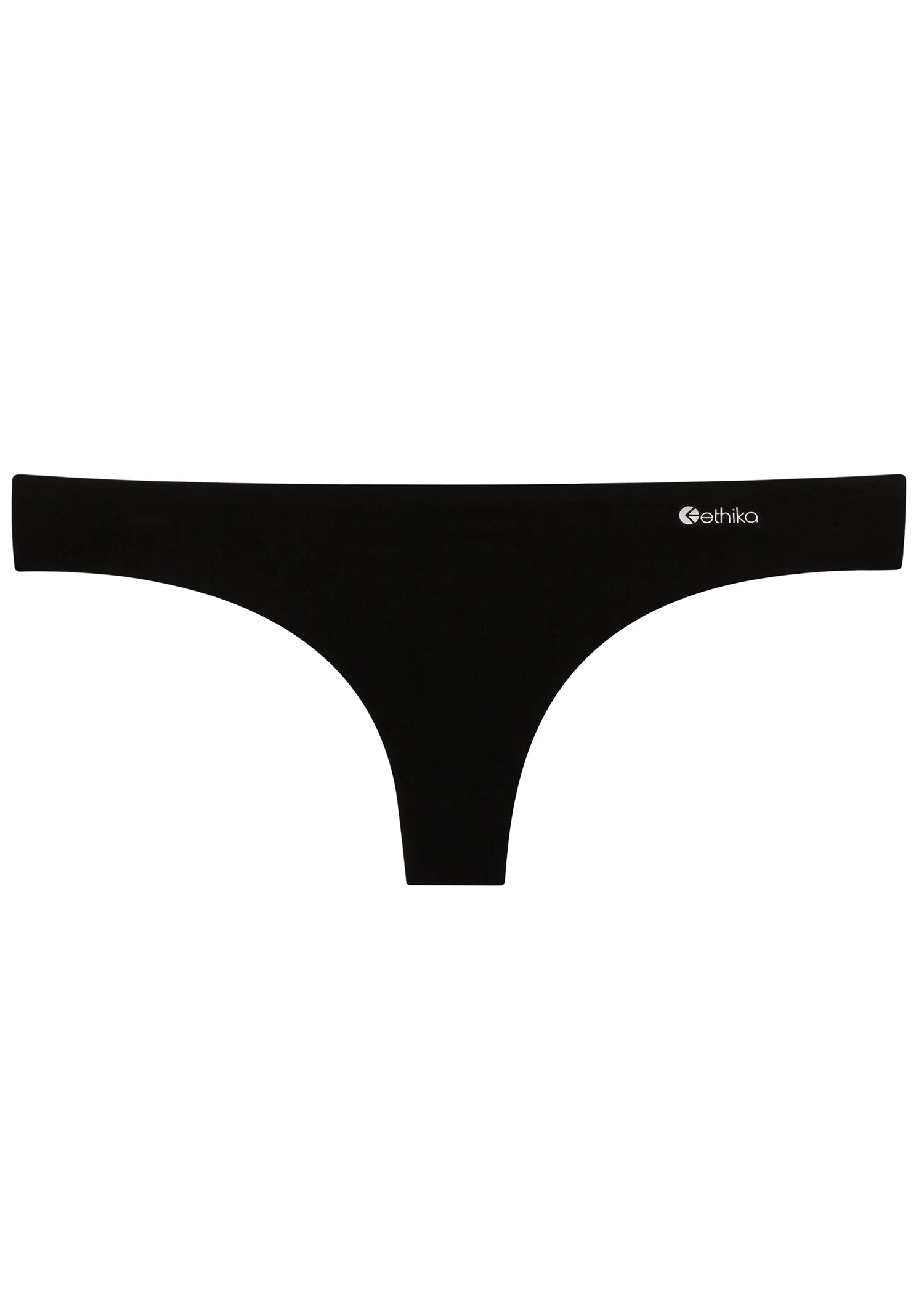 Black - Seamless - Black | Womens Seamless Thong - Image 4
