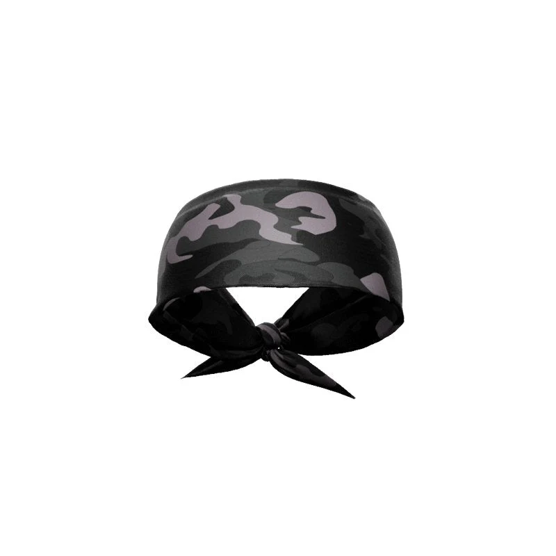 Blackout Camo Tie Headband - Image 5