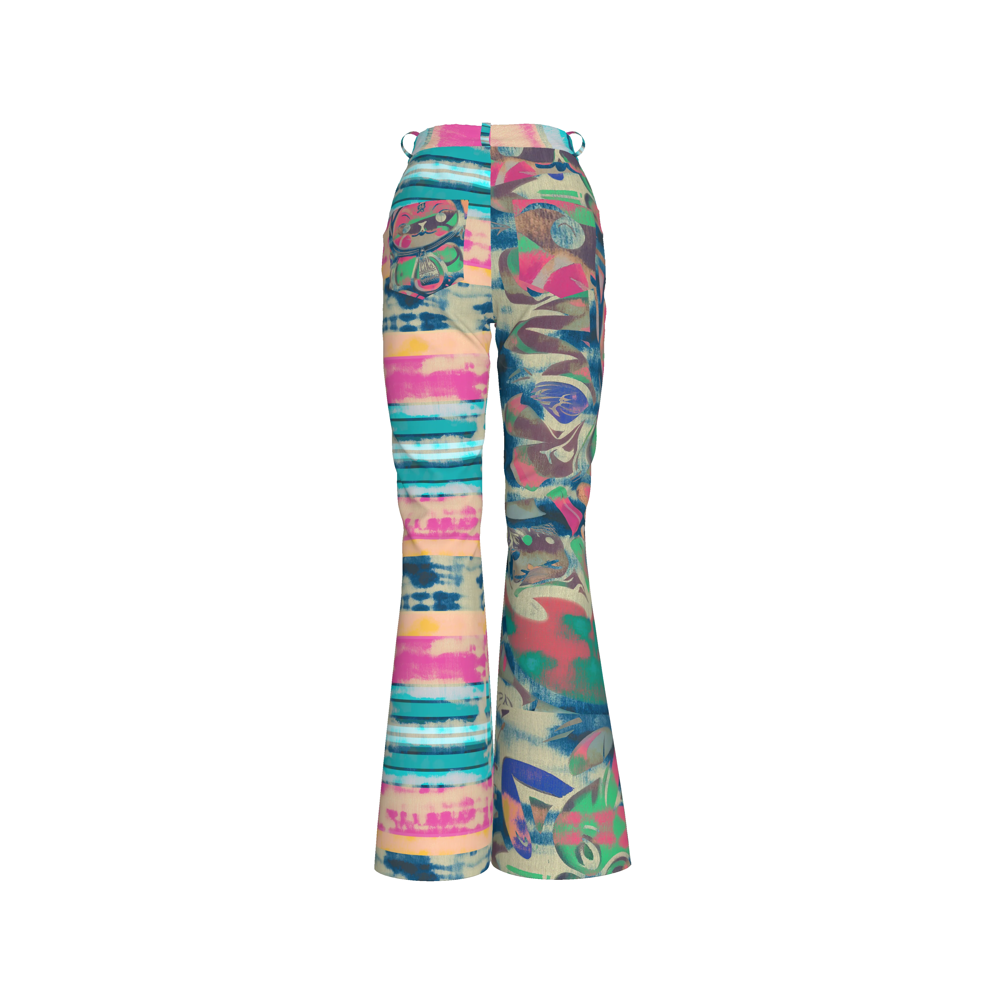 Blicky Kitten Bell Bottom Jeans - Image 5