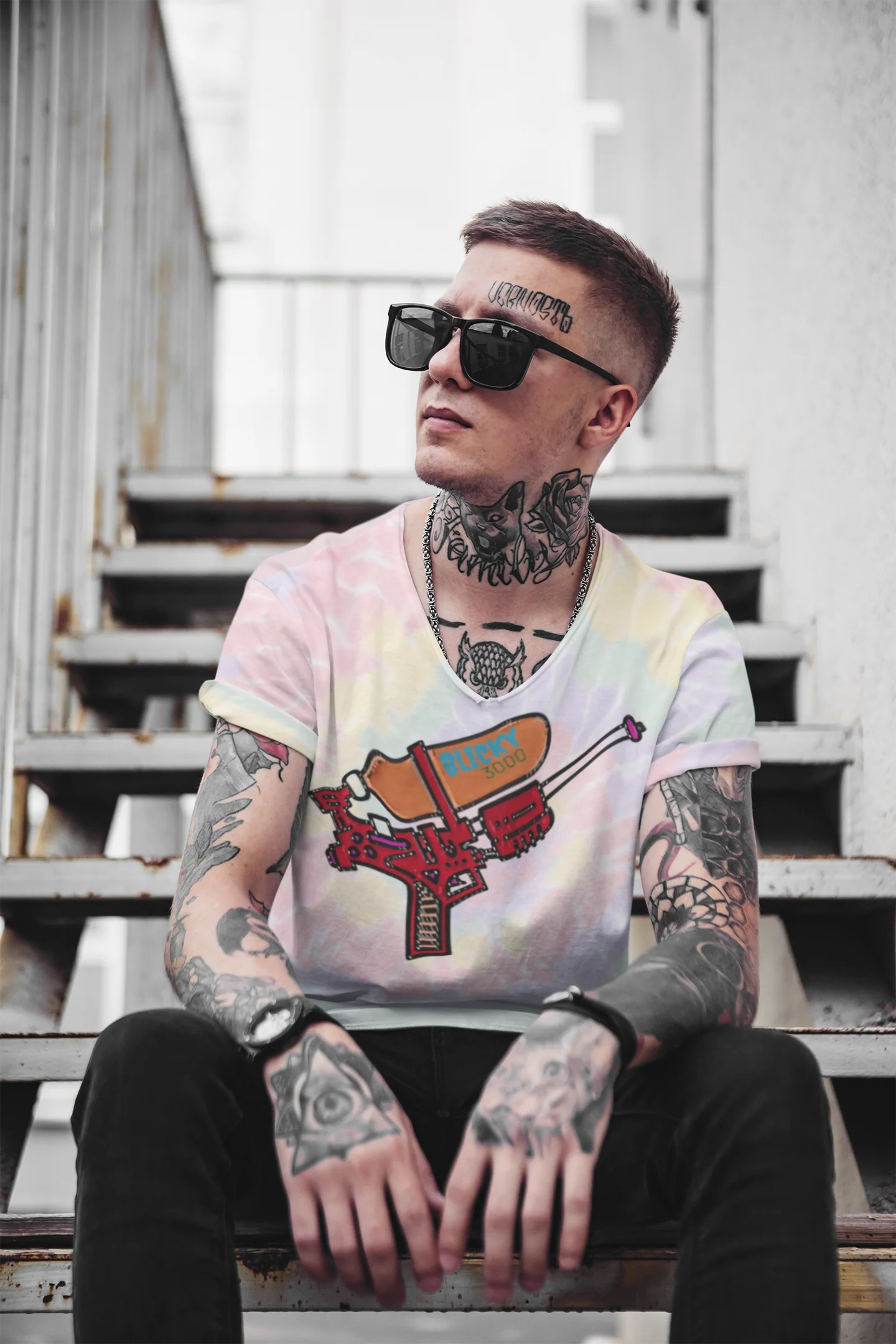 Blicky Lean Syrup II Tie-Dye Tee - Image 2
