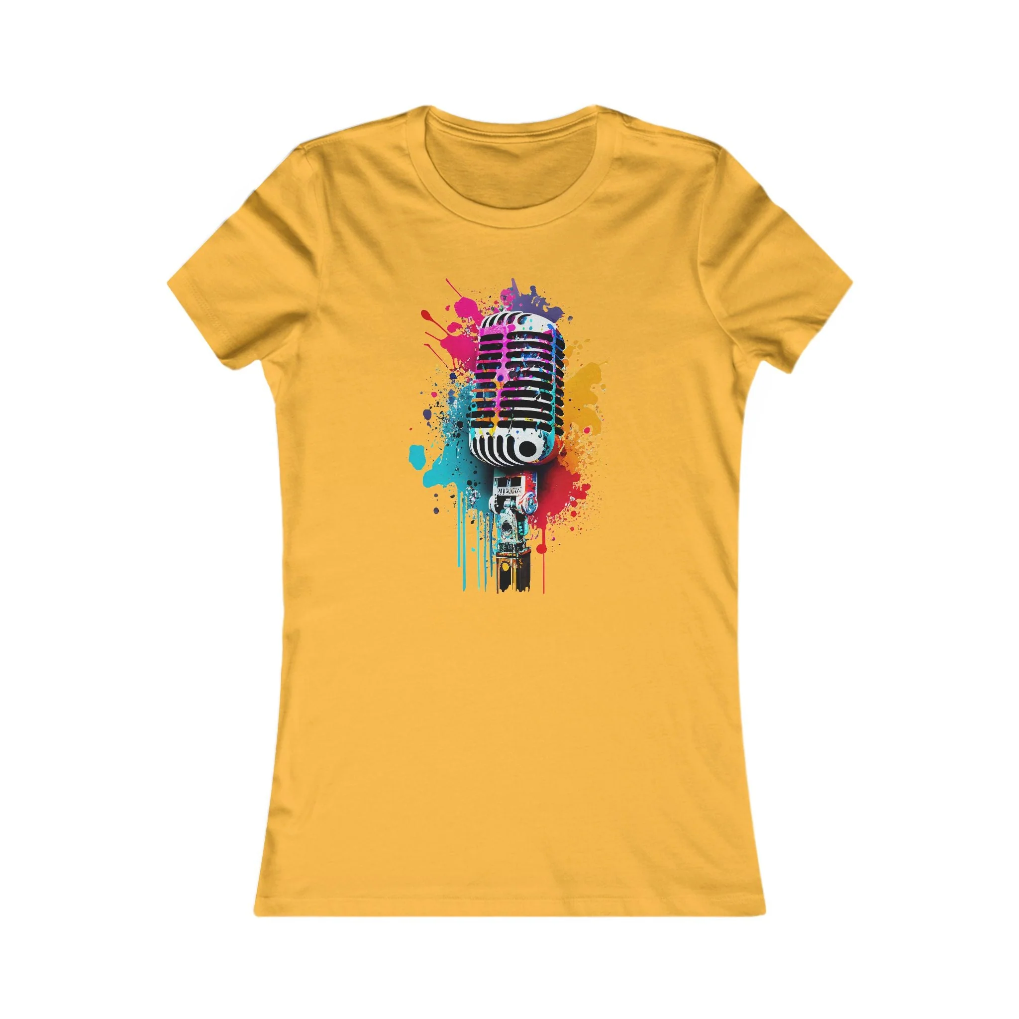 BLKBOK Splatter microphone Women's Perfect Tee - Image 9