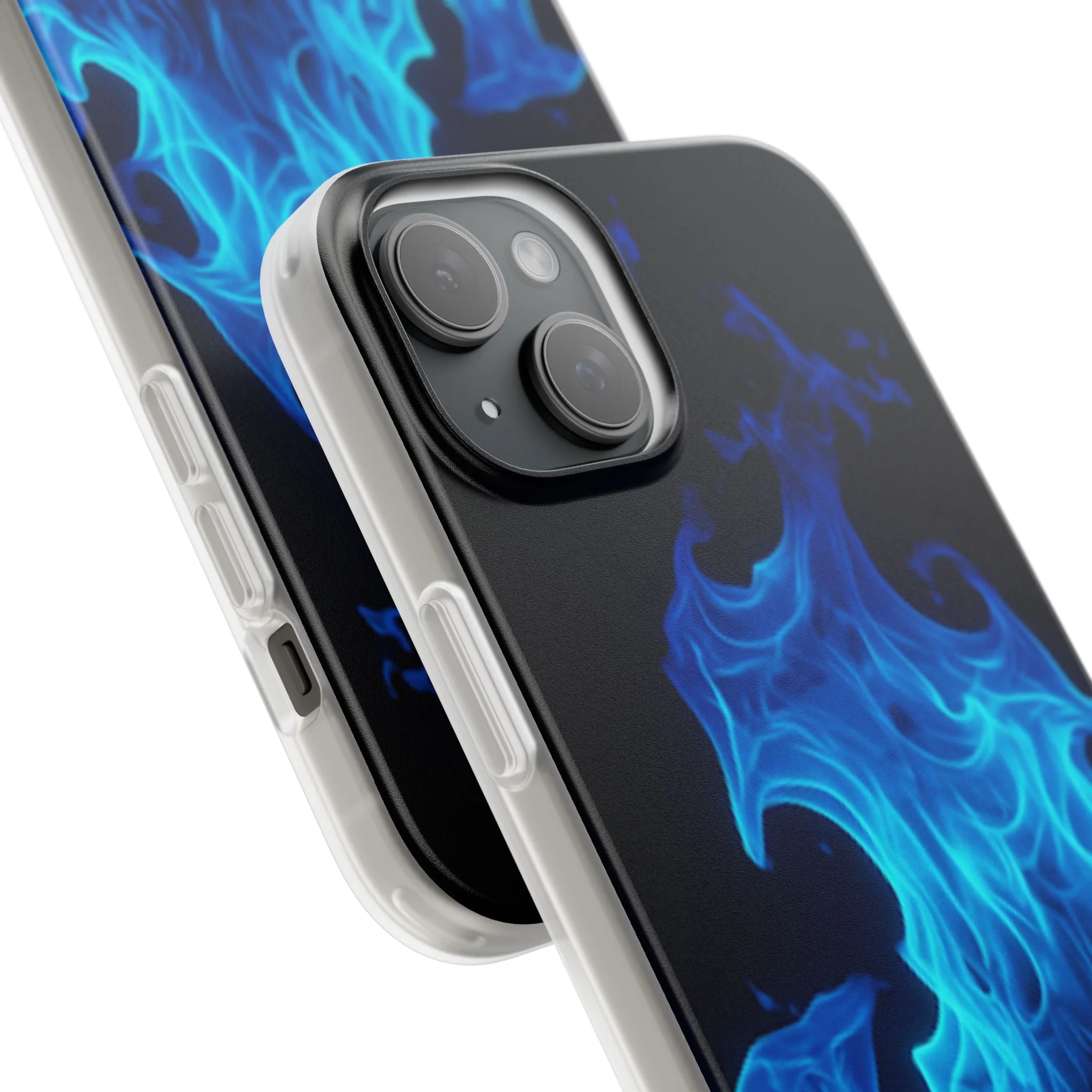 Blue Flame Flexi Phone Case - Image 107