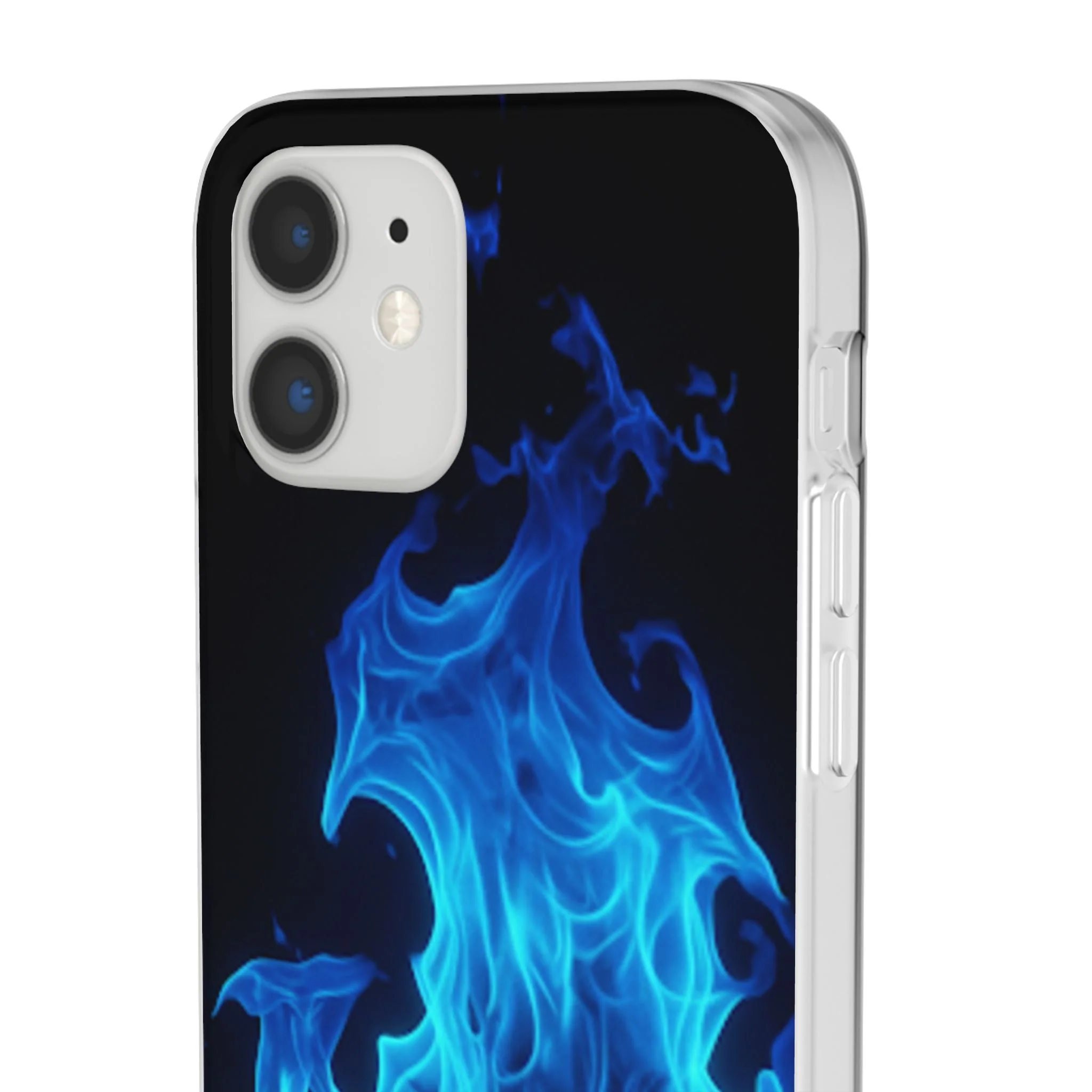 Blue Flame Flexi Phone Case - Image 55