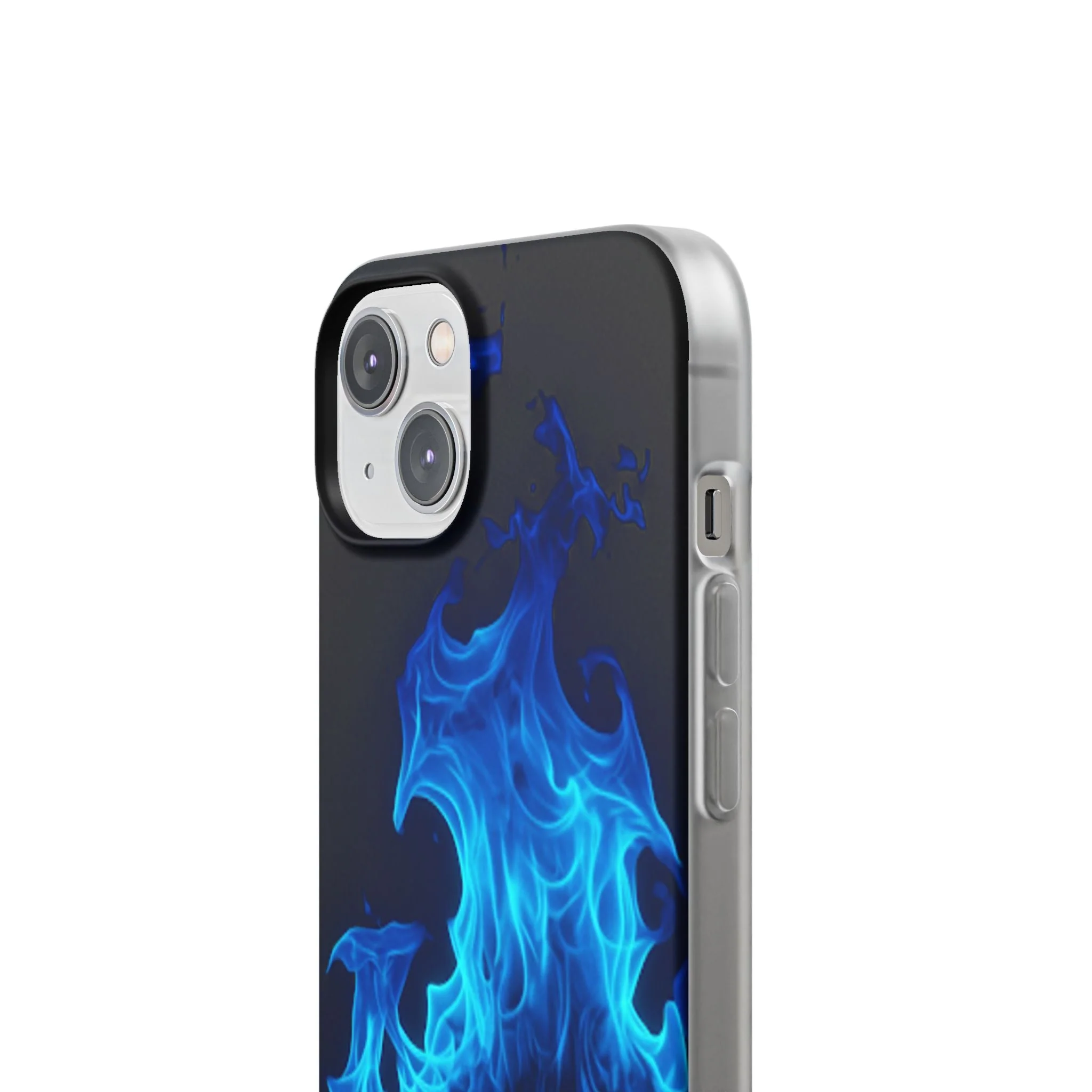 Blue Flame Flexi Phone Case - Image 79