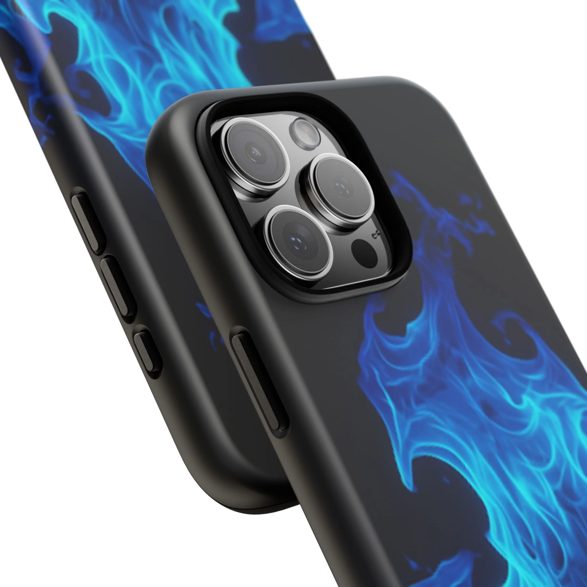 Blue Flames Tough  Phone Case - Image 112