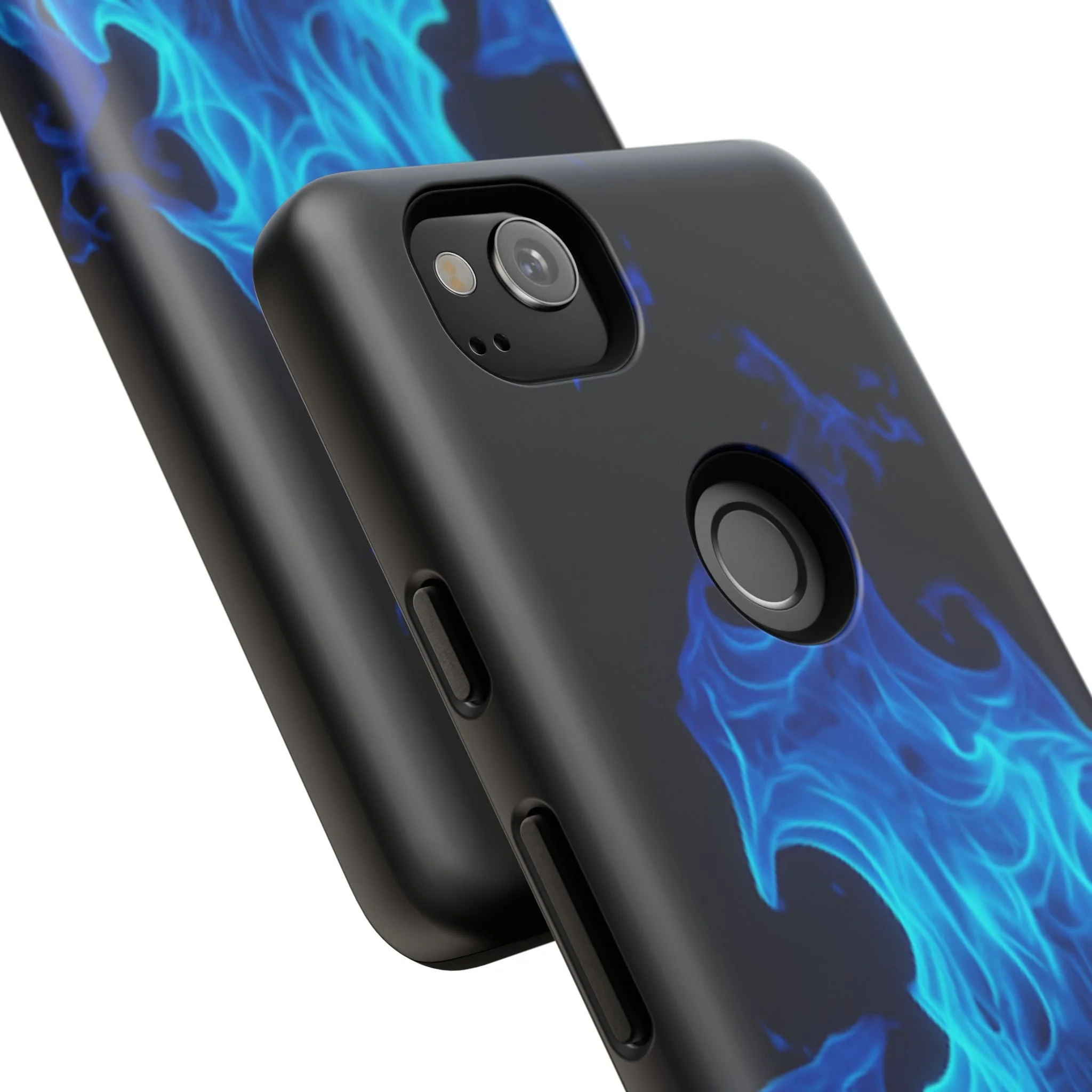 Blue Flames Tough  Phone Case - Image 121