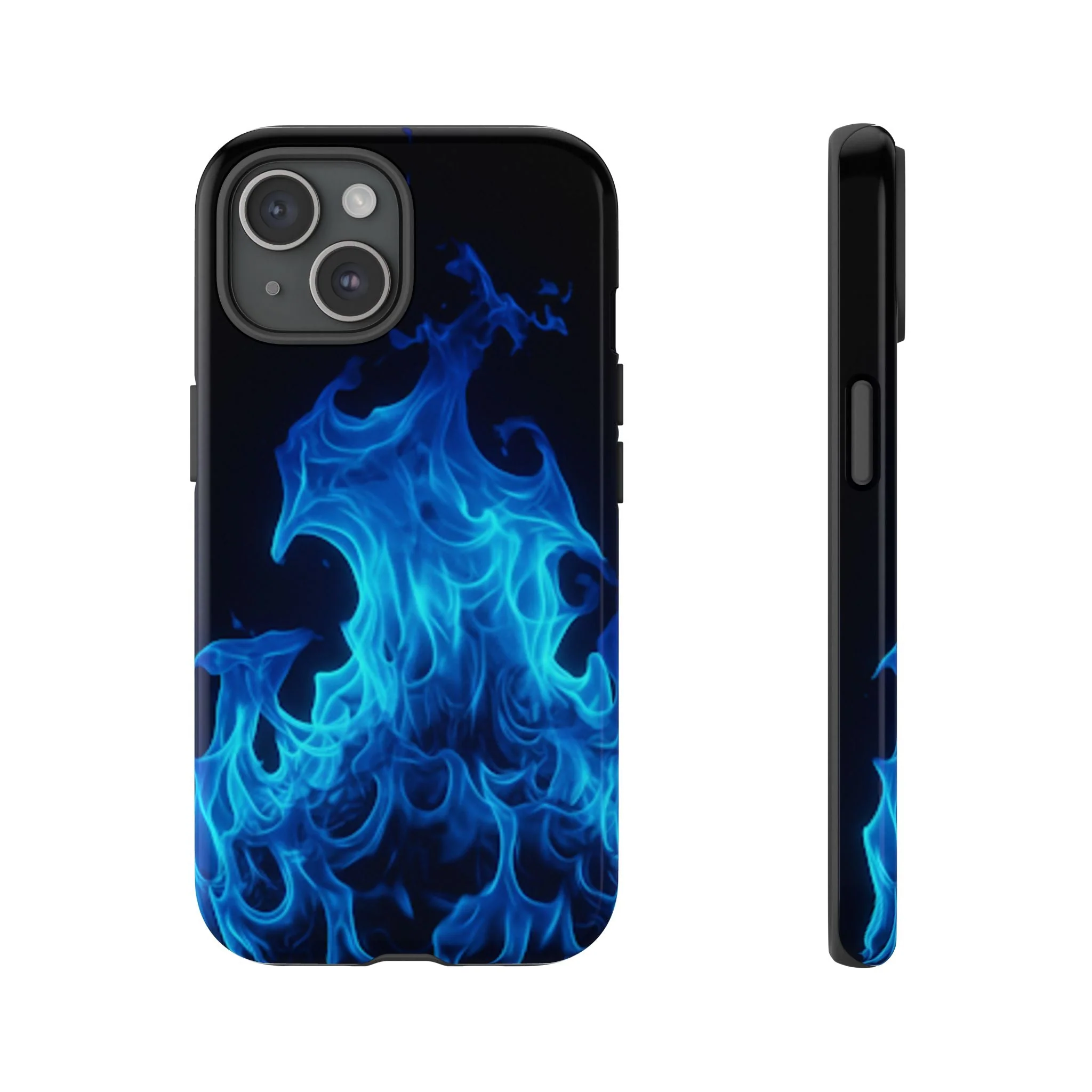 Blue Flames Tough  Phone Case - Image 31