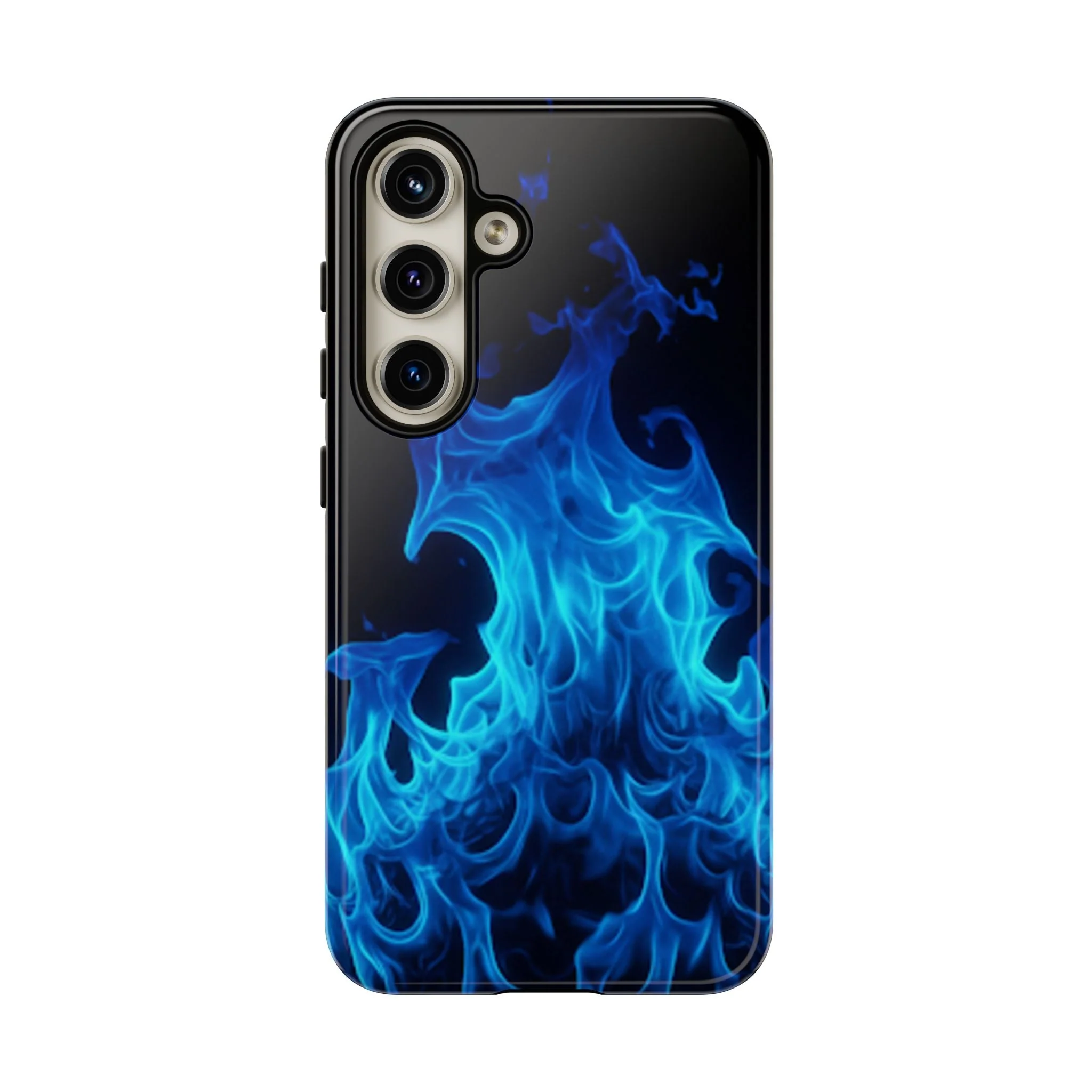 Blue Flames Tough  Phone Case - Image 33