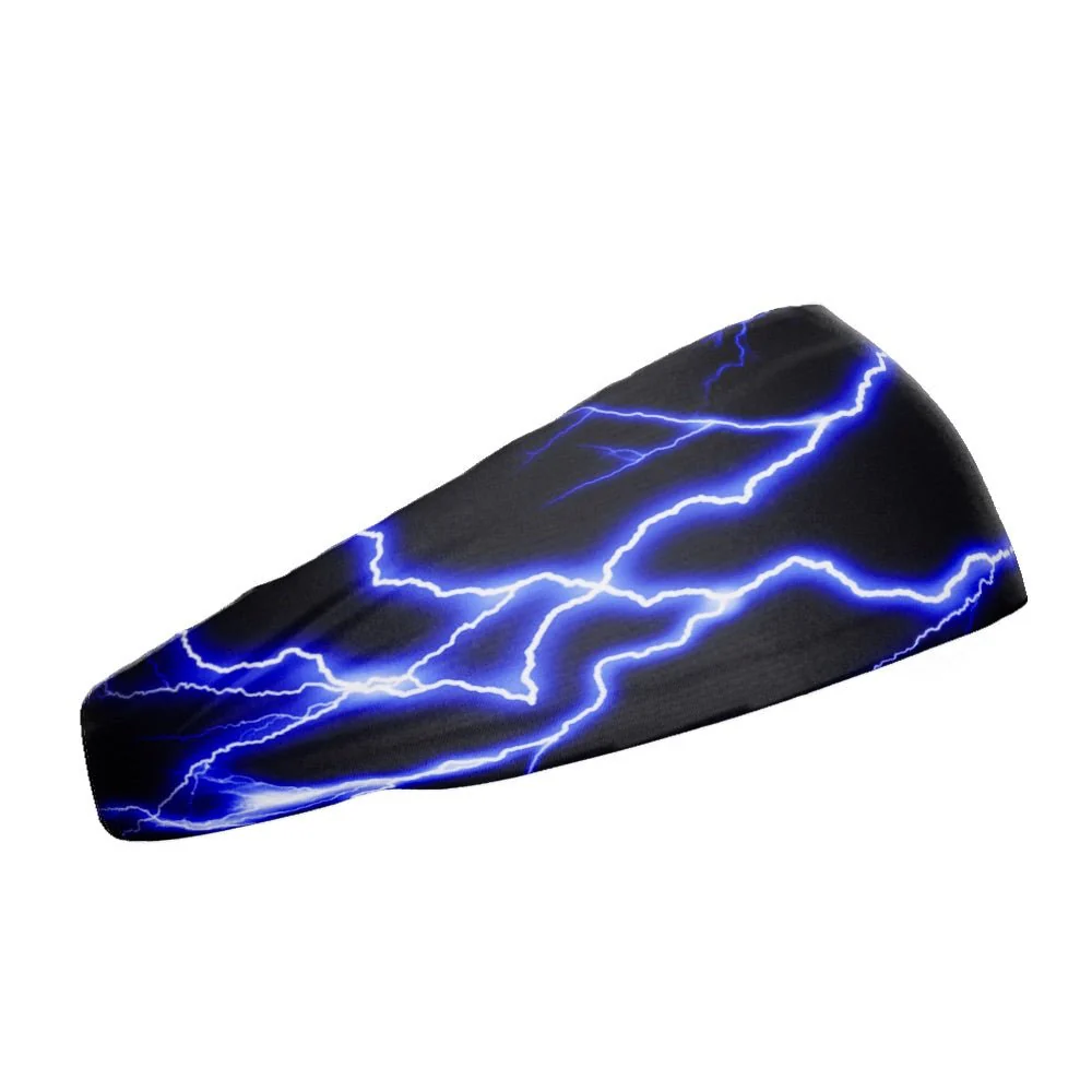 Blue Lightning Headband - Image 2