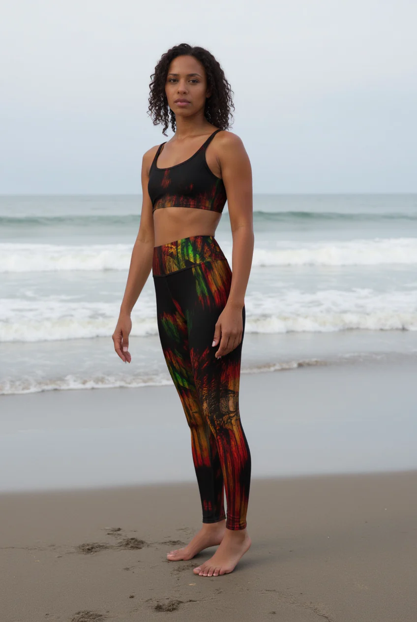 Bob Marley Love High Waist Leggings - Image 2