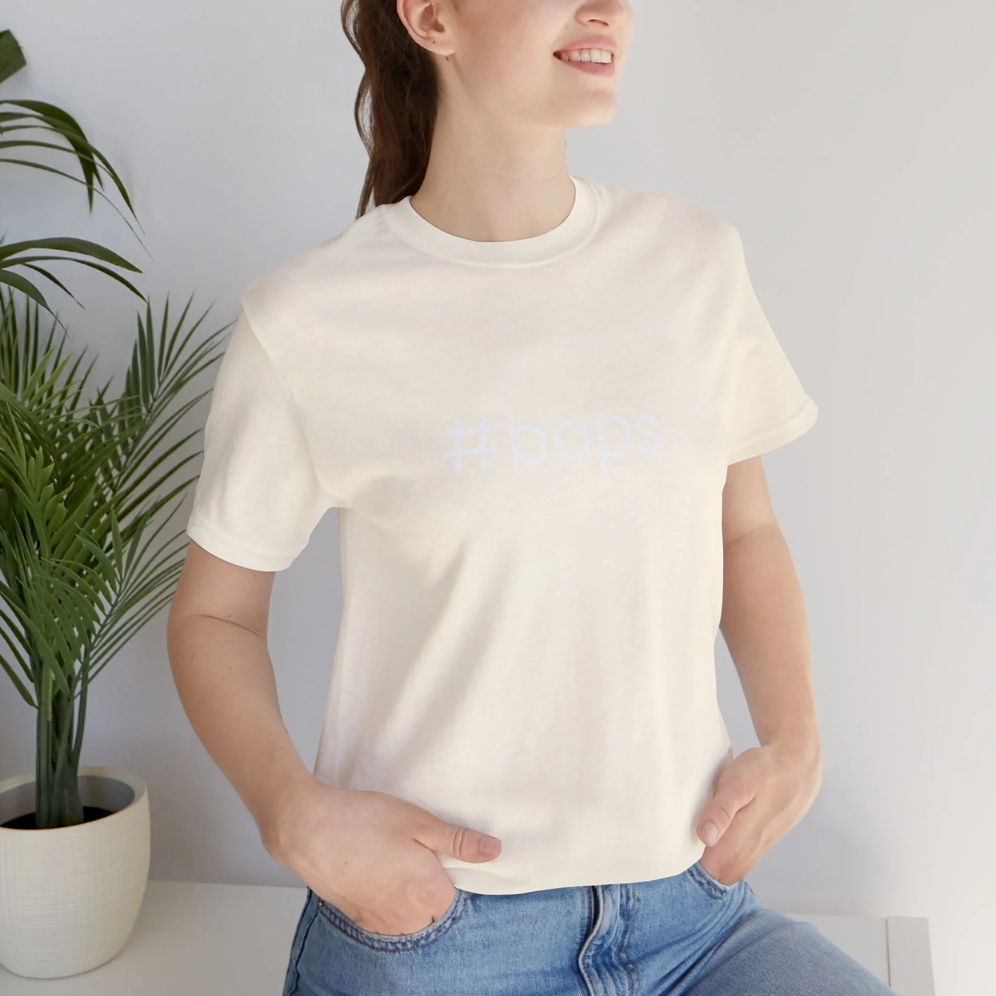 #bops Unisex High End Cotton Short Sleeve Tee - Image 10