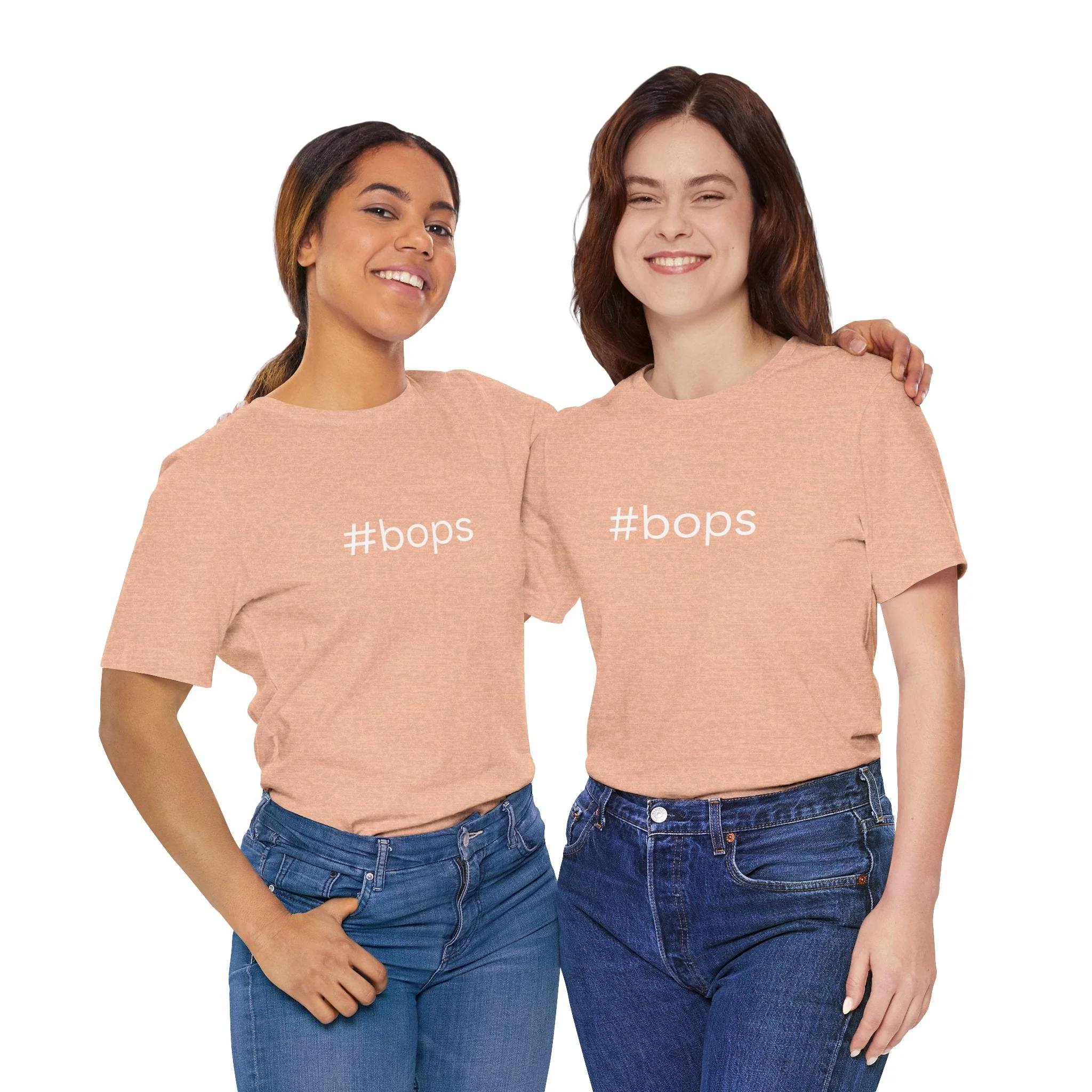 #bops Unisex High End Cotton Short Sleeve Tee - Image 87