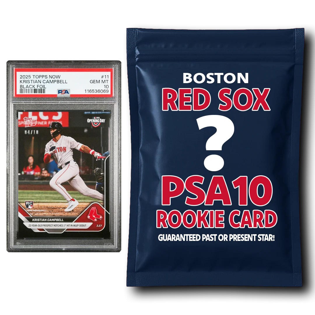 Boston Red Sox PSA 10 Graded Rookie Card Mystery Pack