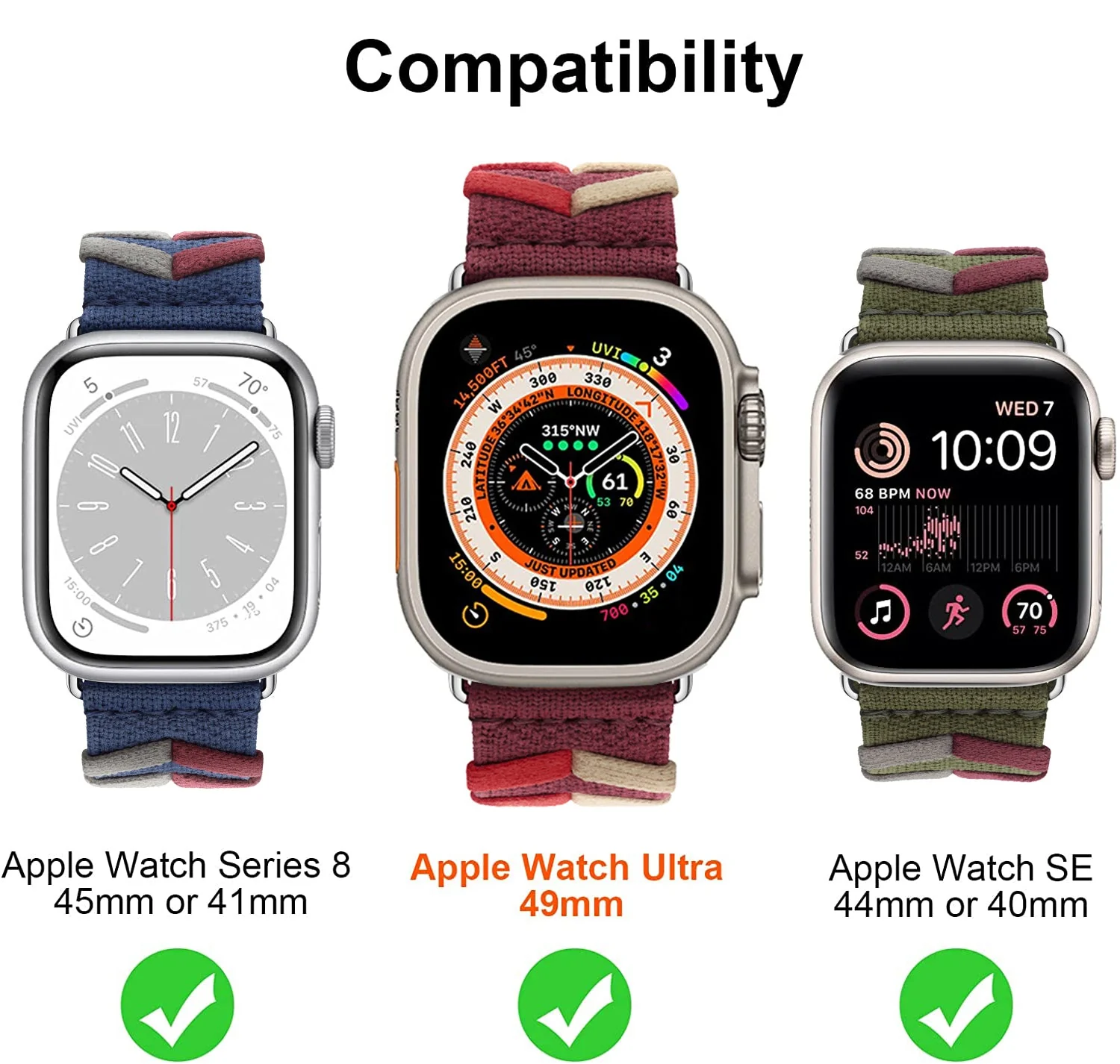 Bridon Apple Watch Armband Series 11/10/9/8/7/6/5/4/ SE / Ultra 1/2/3 - Image 9