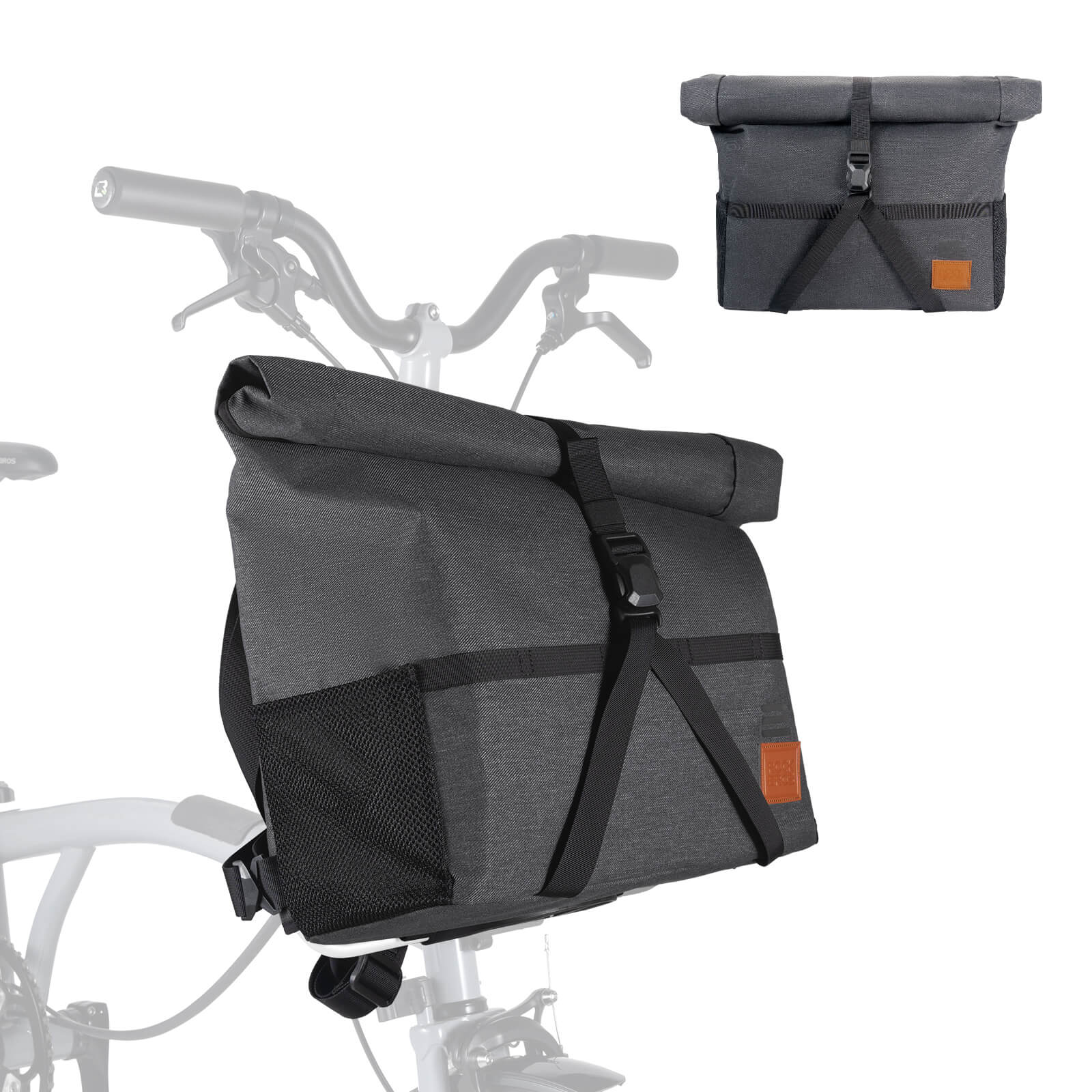 Brompton Folding Bike Handlebar Bag & Shoulder Bag  - 8L - Image 4