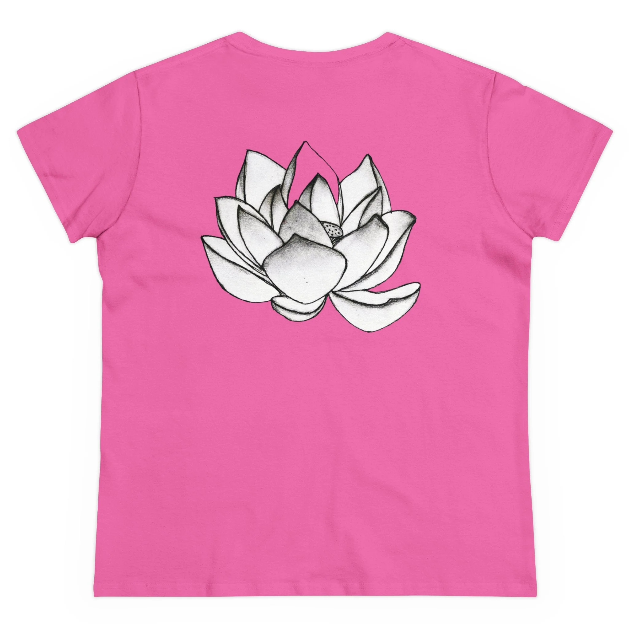 Buddha Gouache Print Women's Cotton Tee - Image 13