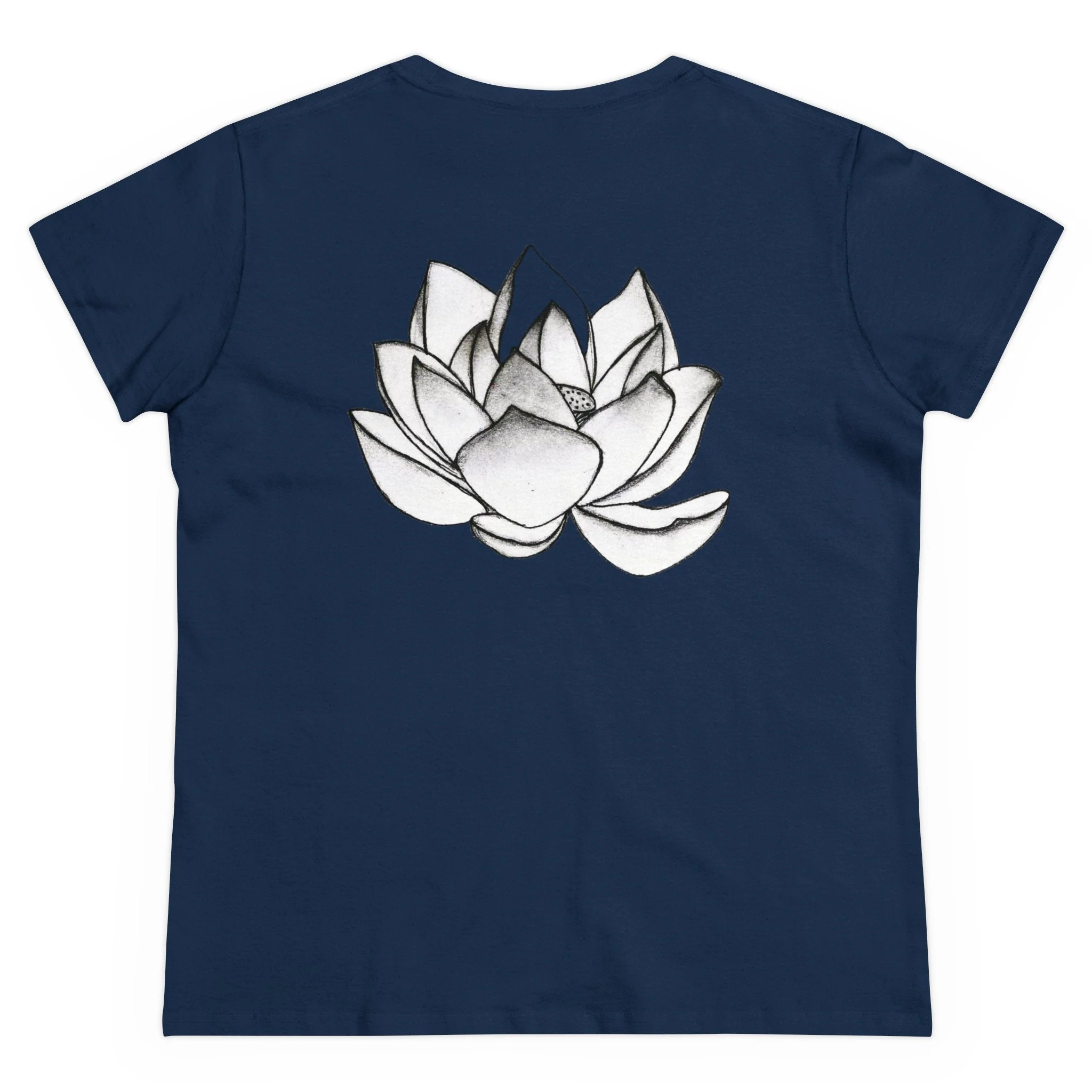 Buddha Gouache Print Women's Cotton Tee - Image 22