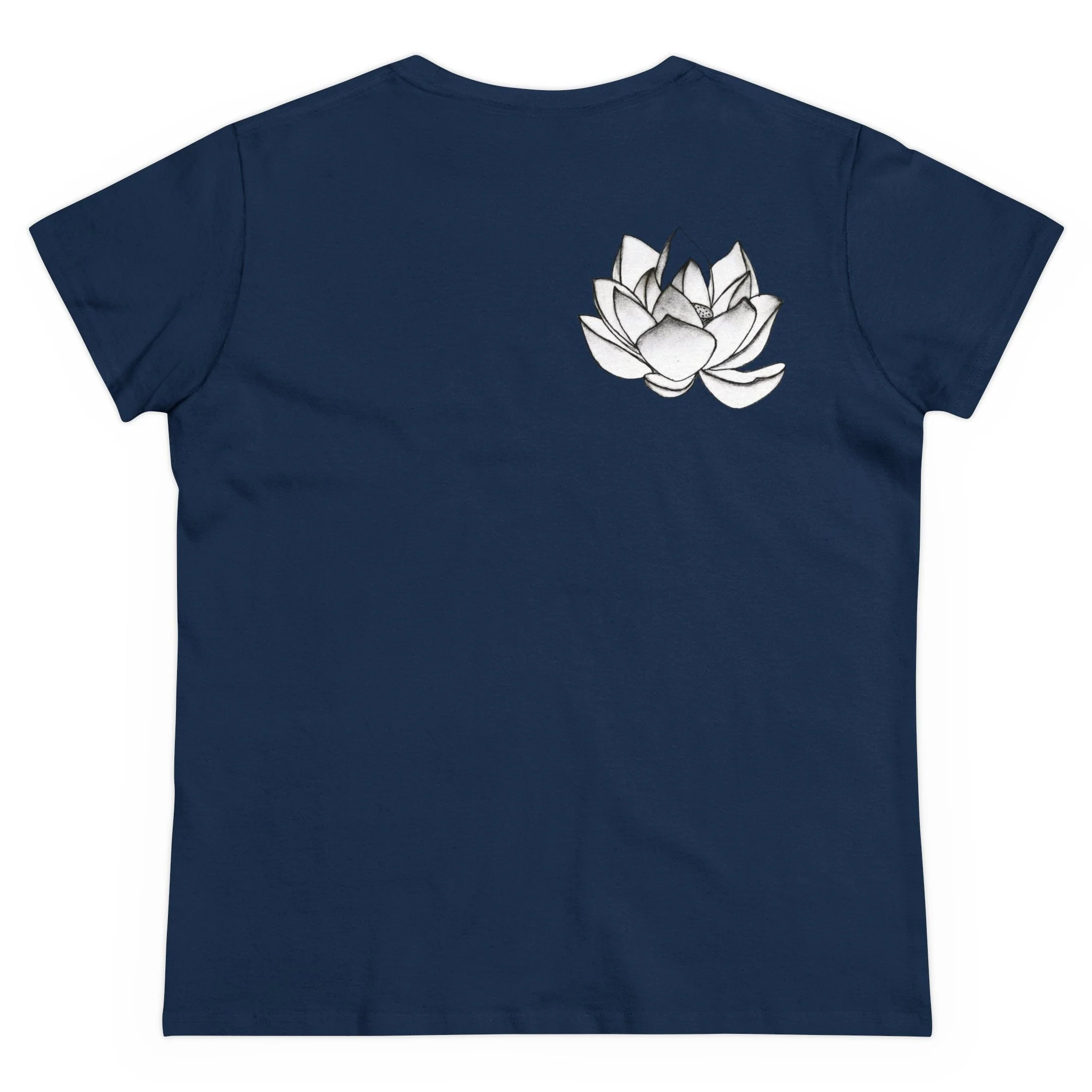 Buddha Pastel Sketch Women's Cotton Tee - Image 25