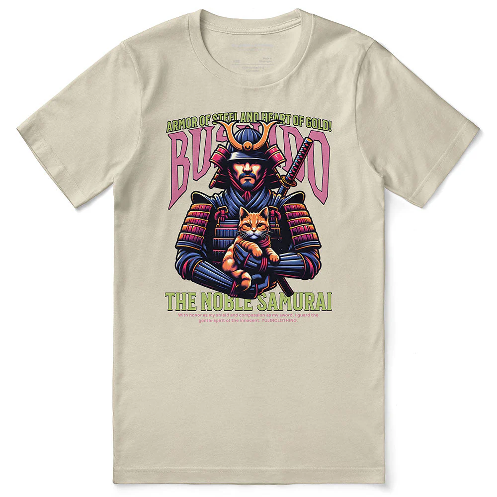 Bushido And Cat T-Shirt - Image 7