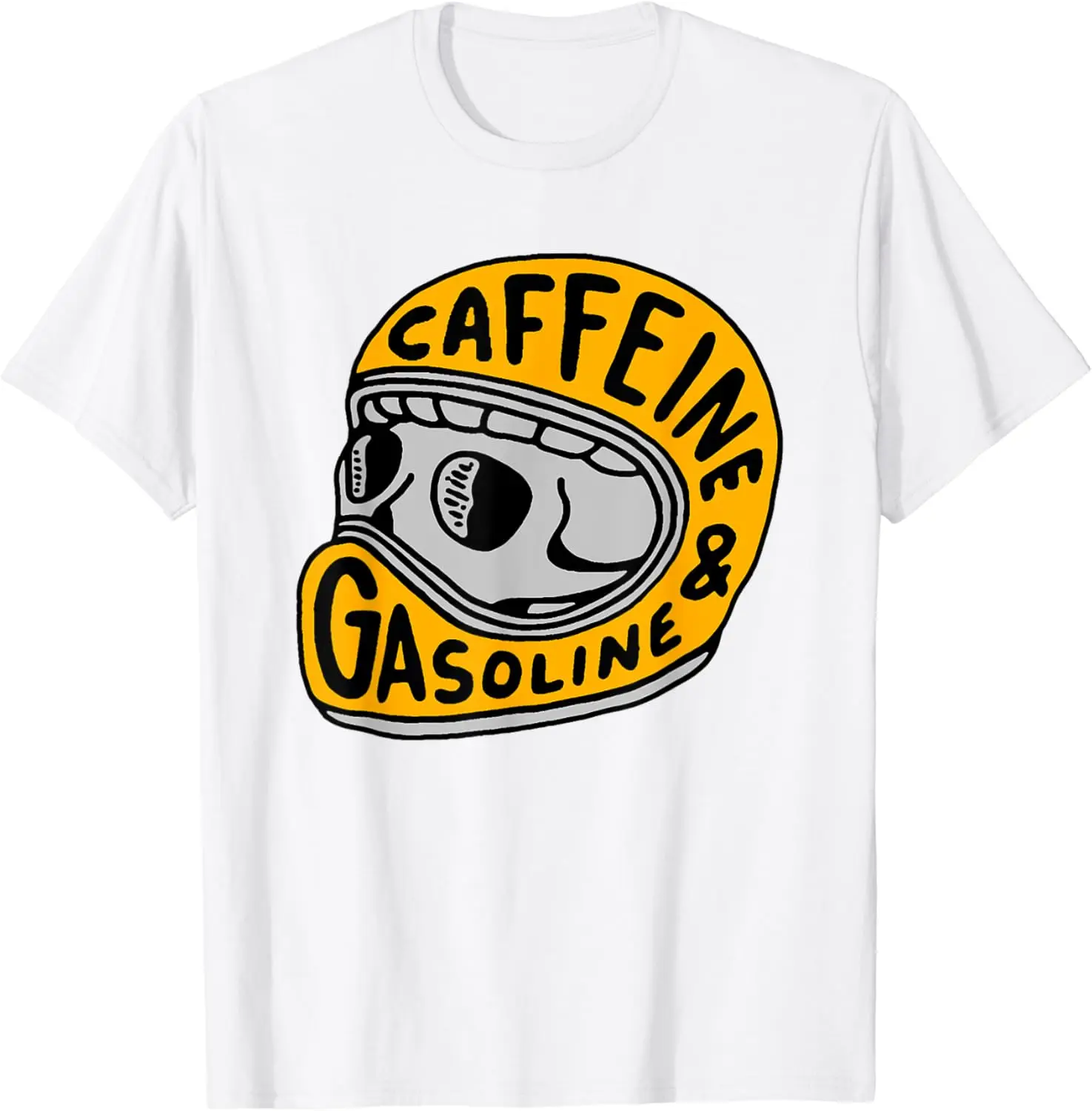 Caffeine & Gasoline Graphic Cotton T-shirt Unisex - Image 22