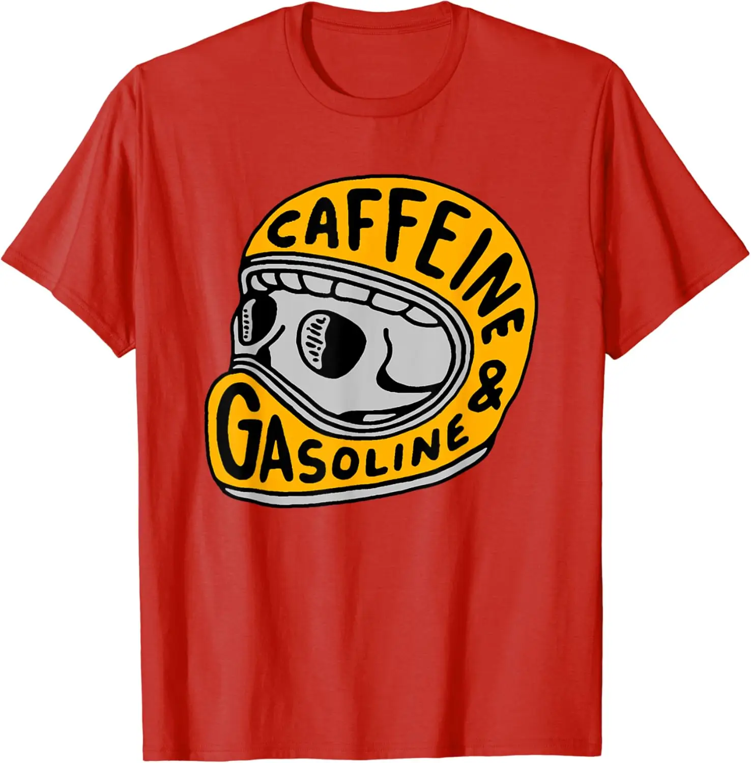 Caffeine & Gasoline Graphic Cotton T-shirt Unisex - Image 27