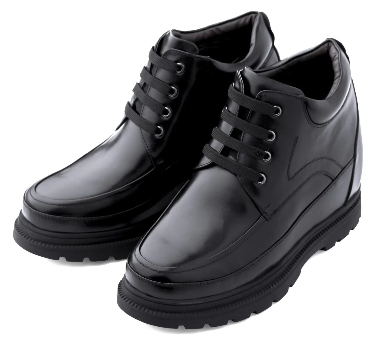 CALDEN Leather Elevator Boots - 5.2 Inches - K511615 - Image 3