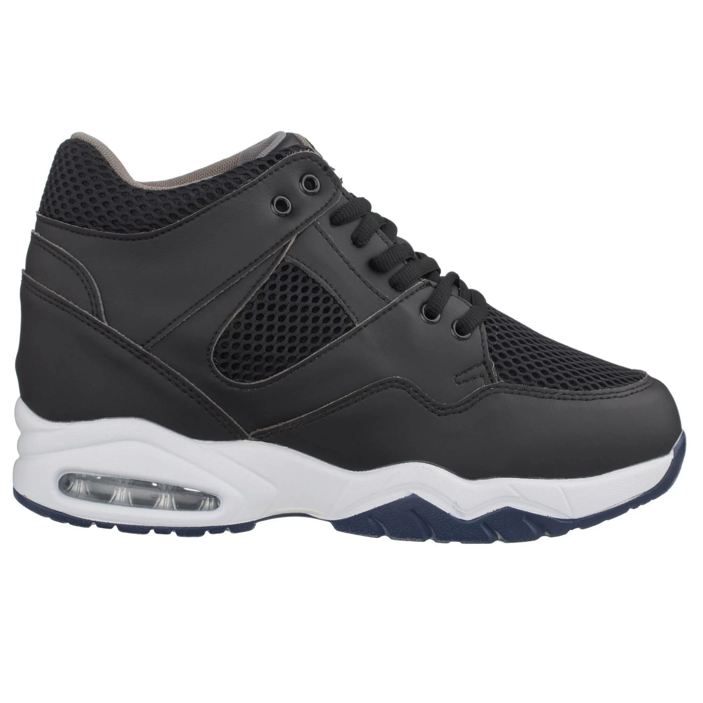 CALTO Black Elevator Sneakers - 3.4 Inches - H329082 - Image 2