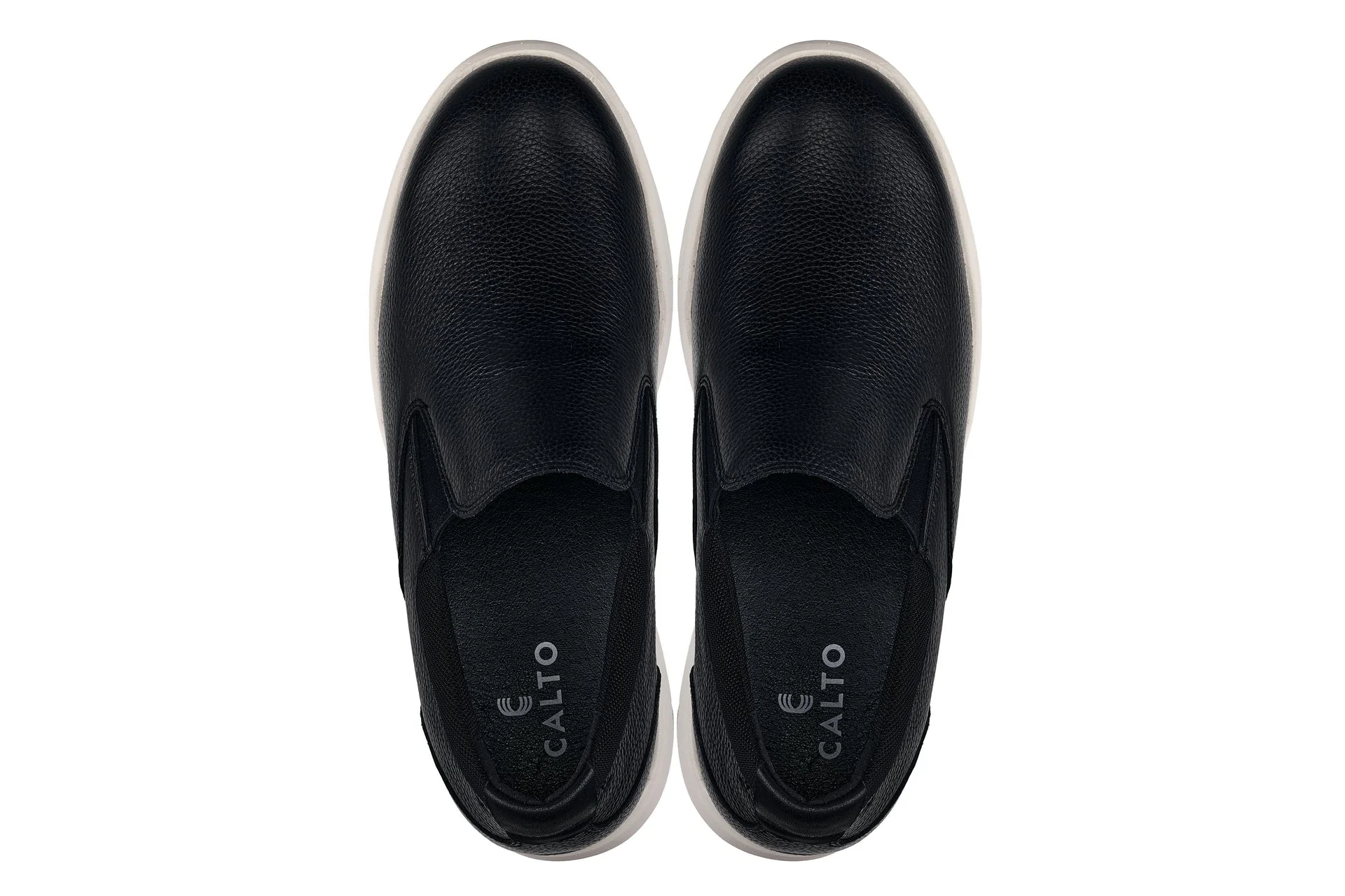 CALTO - J1420 - 2.8 Inches Taller (Onyx) - Leather Loafers - Image 4