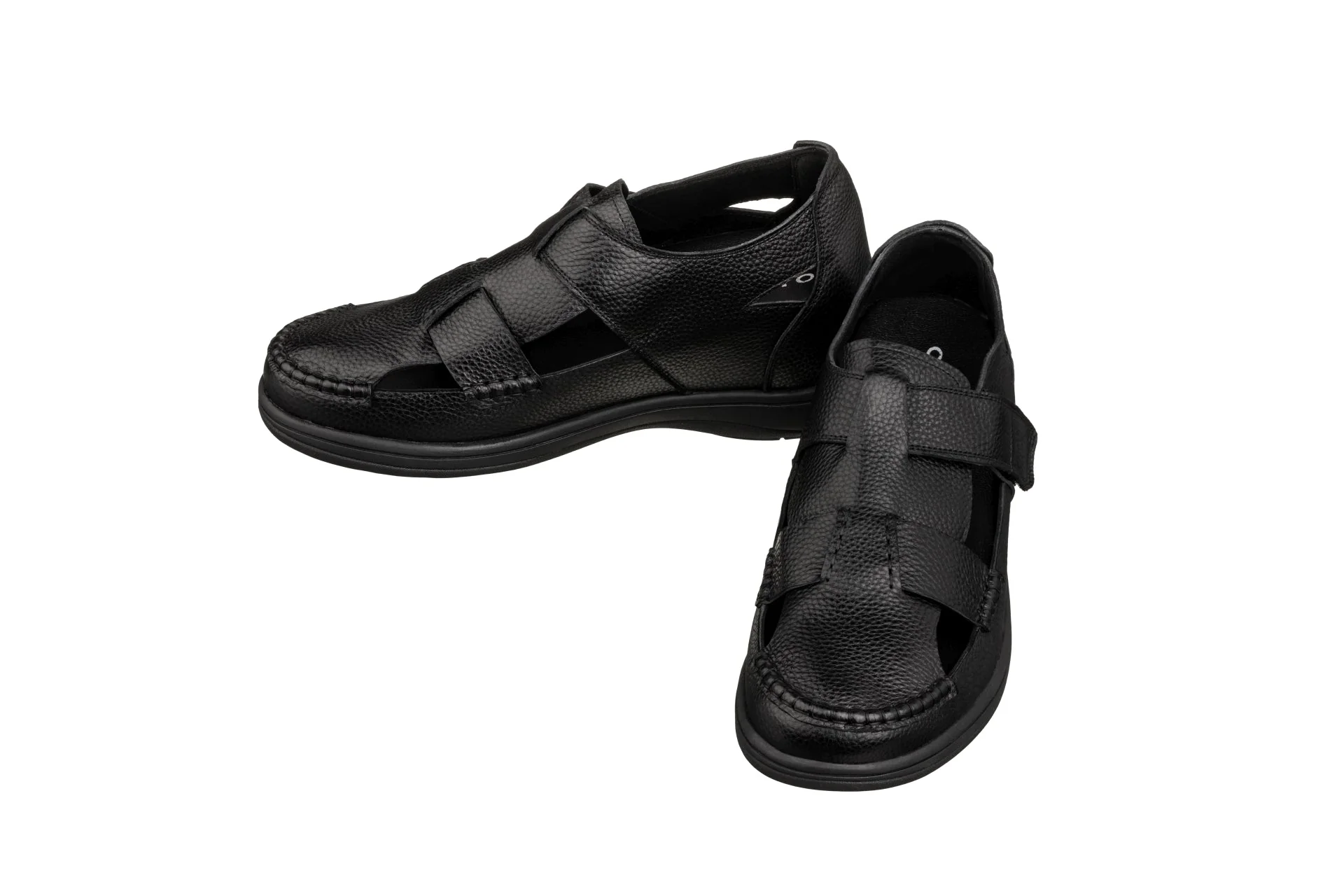 CALTO - K2661 - 3.2 Inches Taller (Black) - Casual Fisherman Sandal - Image 5