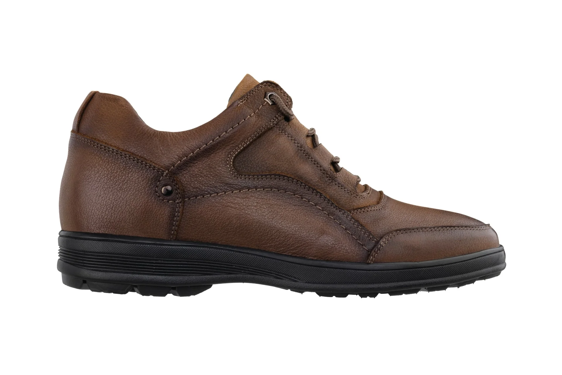 CALTO - K3044 - 2.8 Inches Taller (Brown) - Lace Up Casual Walker - Lightweight - Image 2