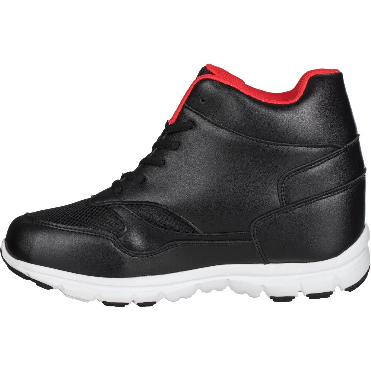 CALTO Leather High-Top Sneakers - Four Inches - G3332 - Image 3