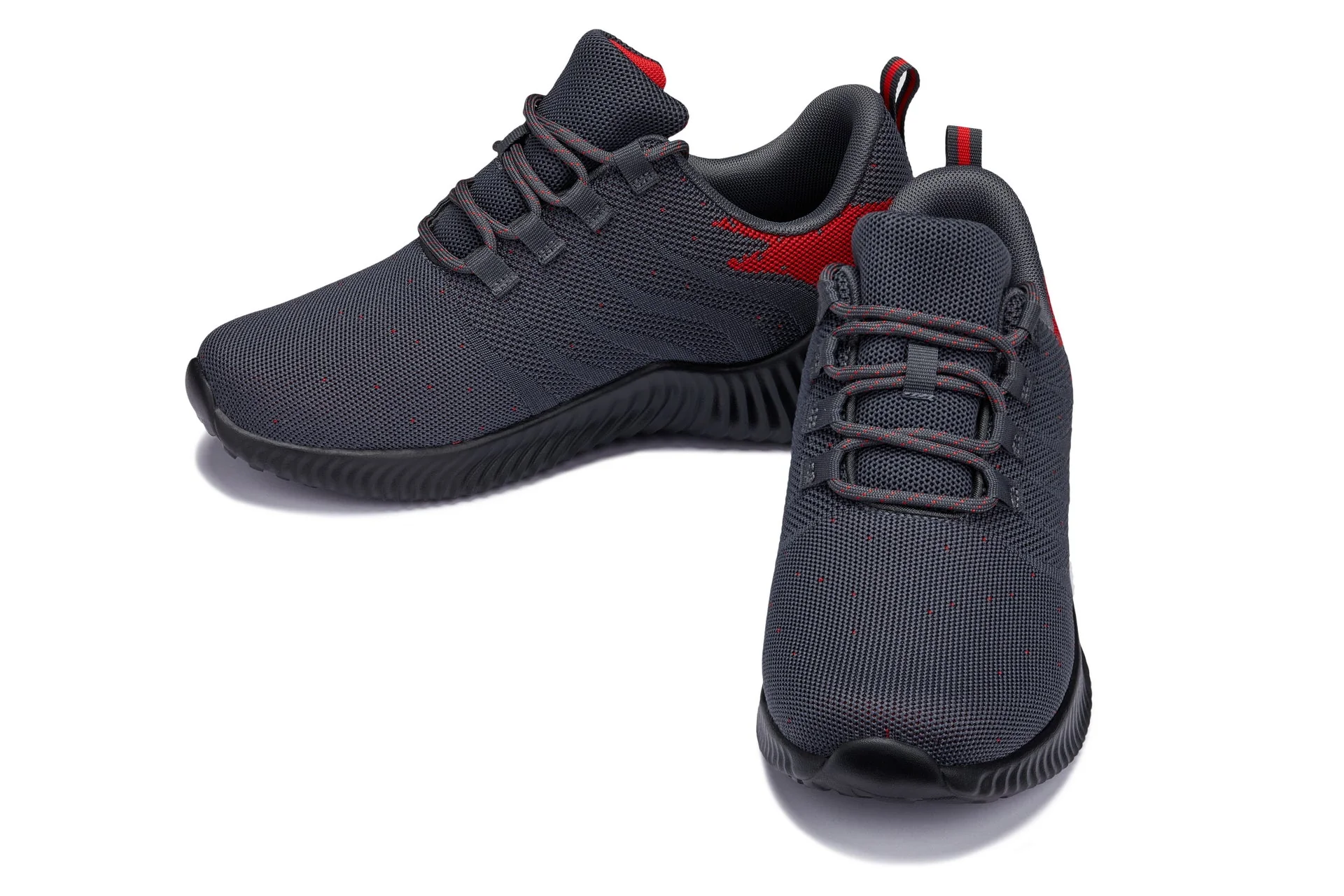 CALTO - Q218 - 2.8 Inches Taller (Grey/Red) - Ultra Lightweight - Image 5