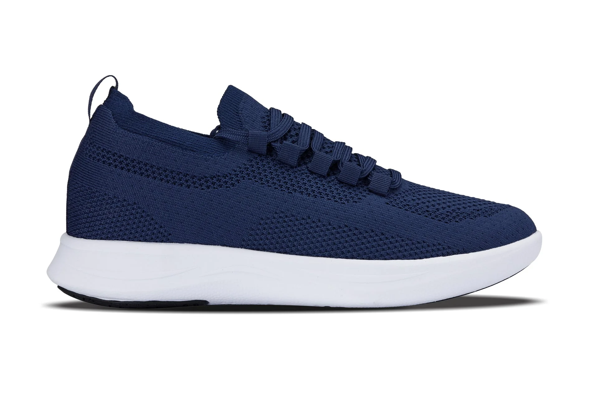 CALTO - QA063 - 2.4 Inches Taller (Navy/White Sole) - Lightweight Knitted Sneakers - Image 2