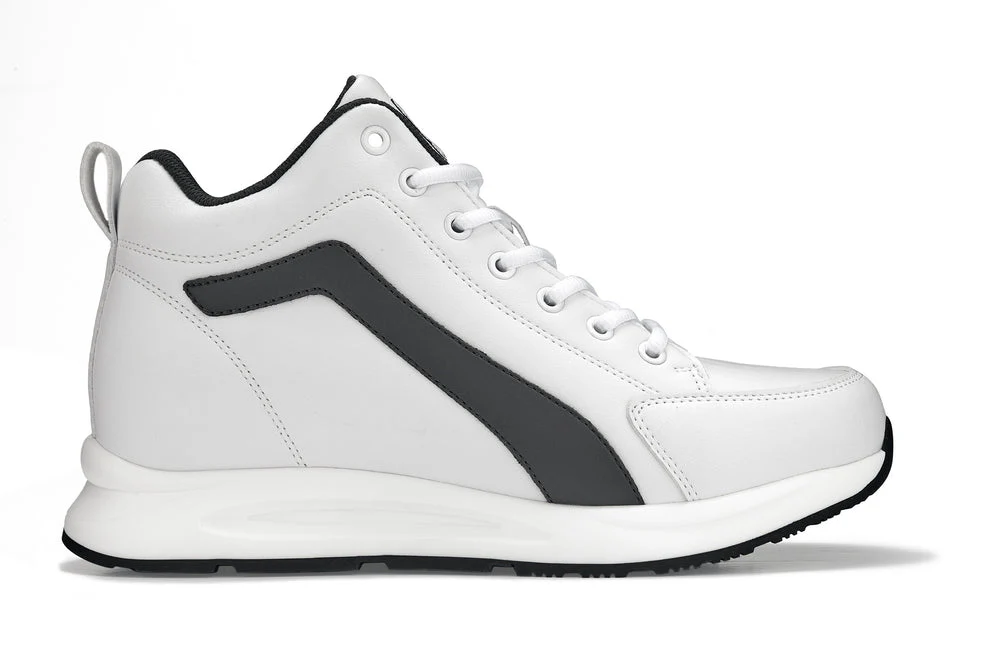 CALTO - S23305 - 3.2 Inches Taller (White) - Sneakers - Image 2