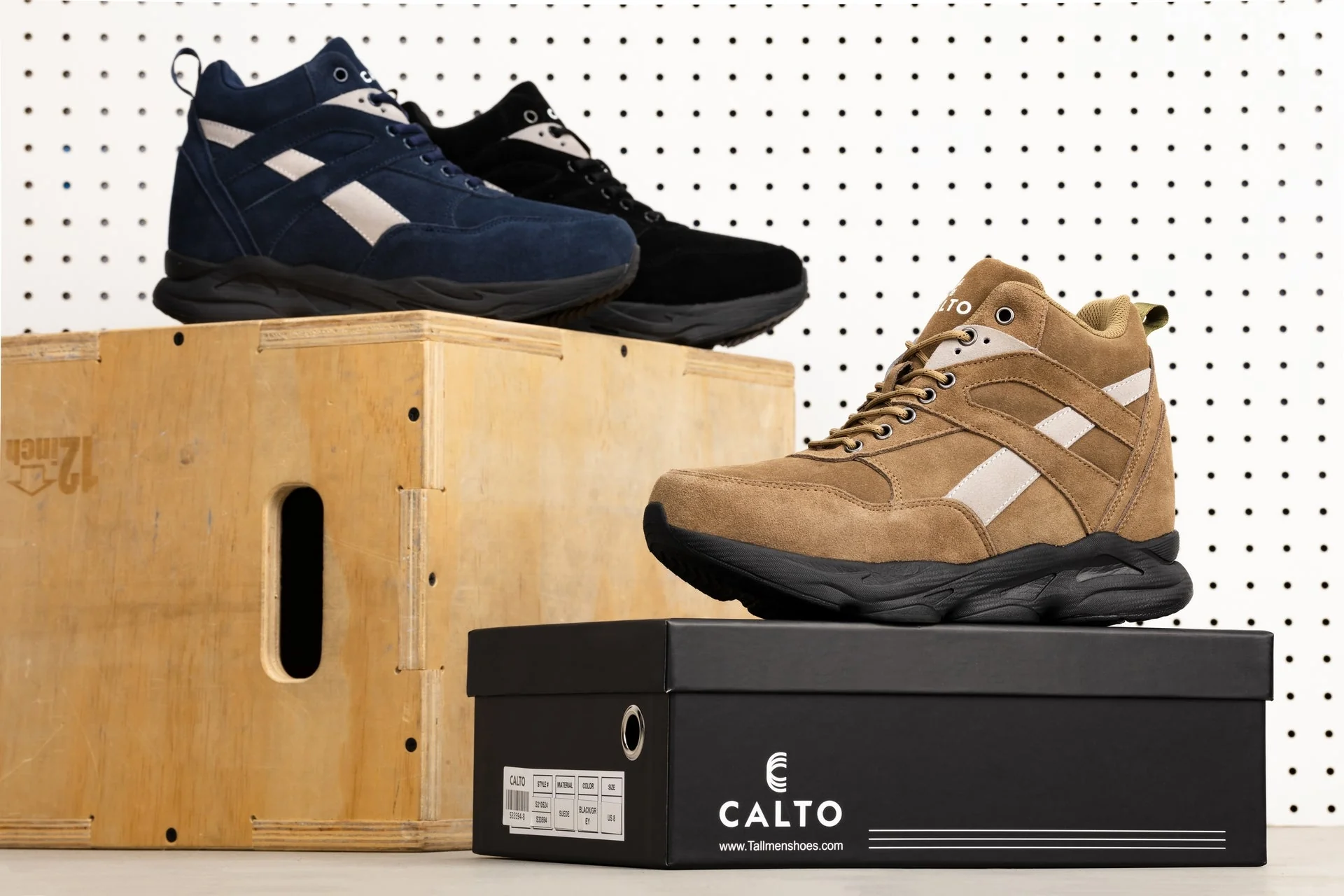 CALTO - S33596 - 4 Inches Taller (Olive Green) - Sneakers - Image 7